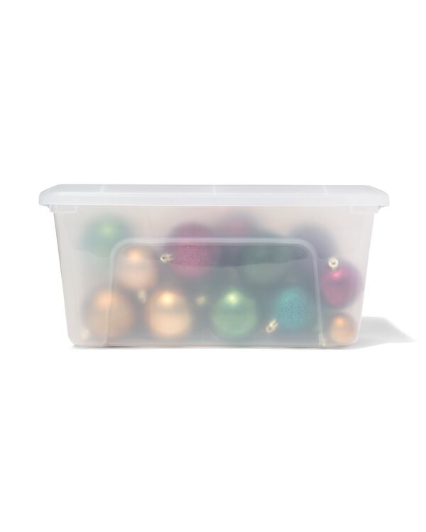 Ordnungbox Tokyo, 15 Liter, transparent, recycelt 39.5 x 29 x 18.5 - 39810407L395X29X185 - HEMA