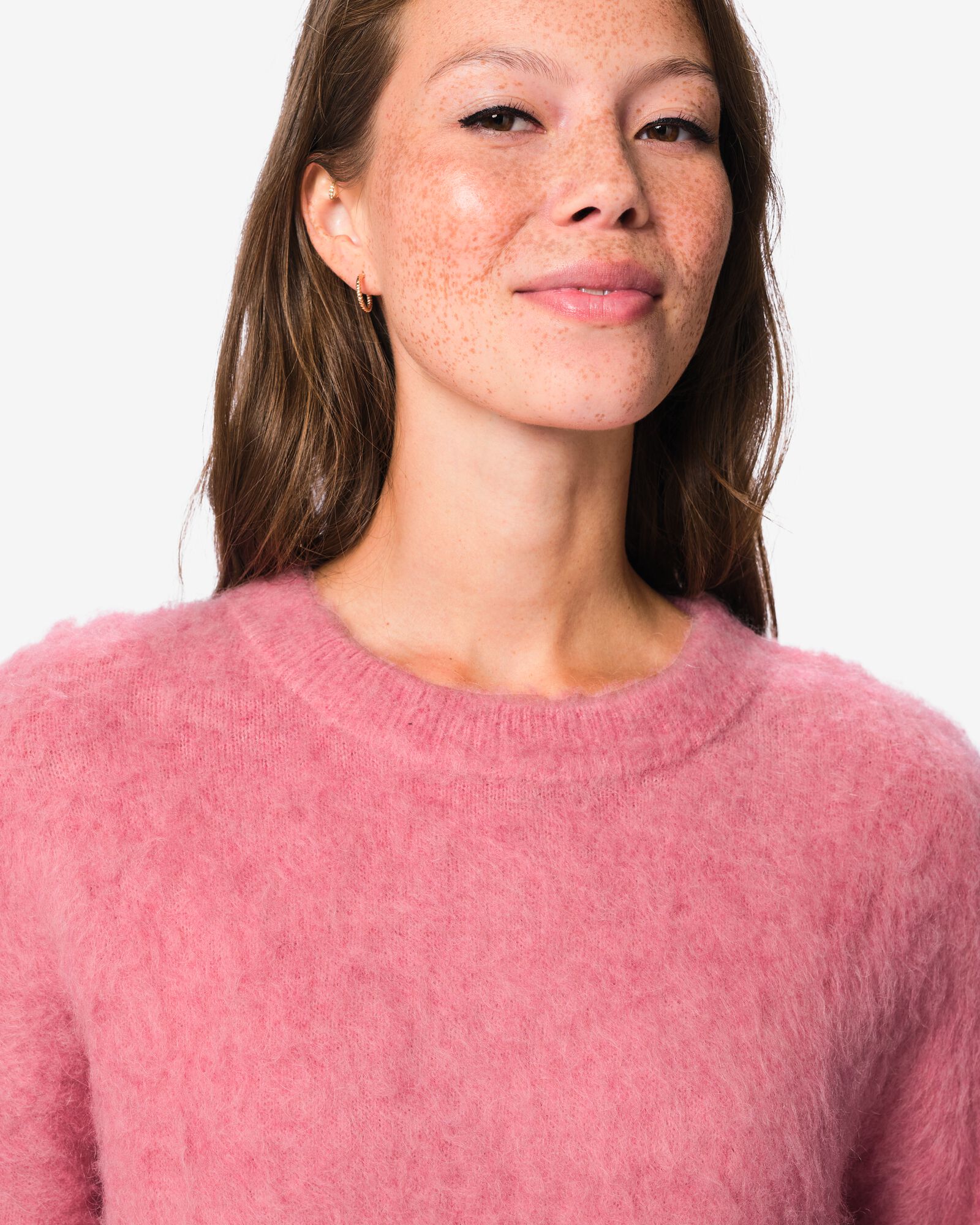 damestrui fijngebreid roze roze - 36214730PINK - HEMA