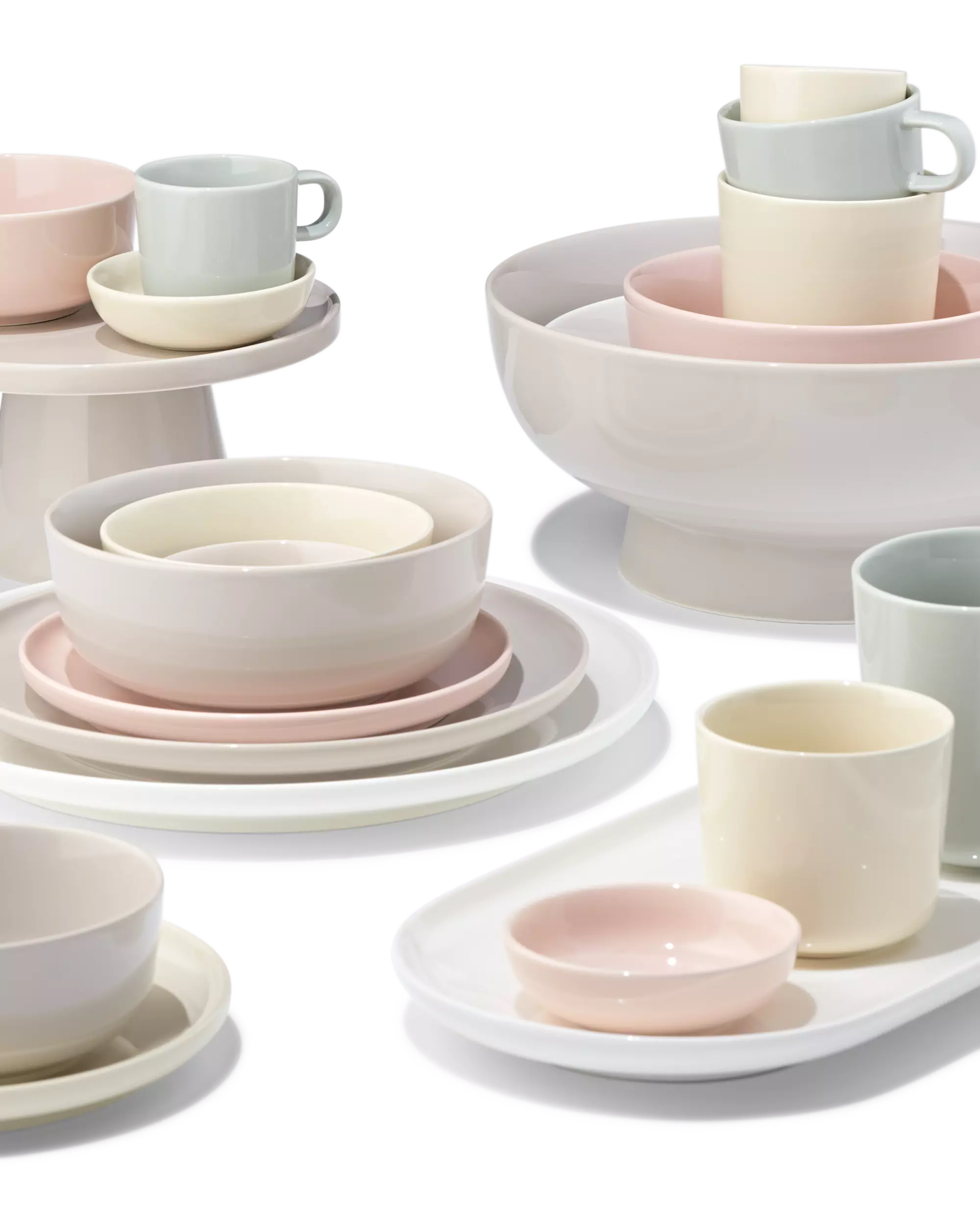dinerbord Ø26.5cm Knap new bone china wit
