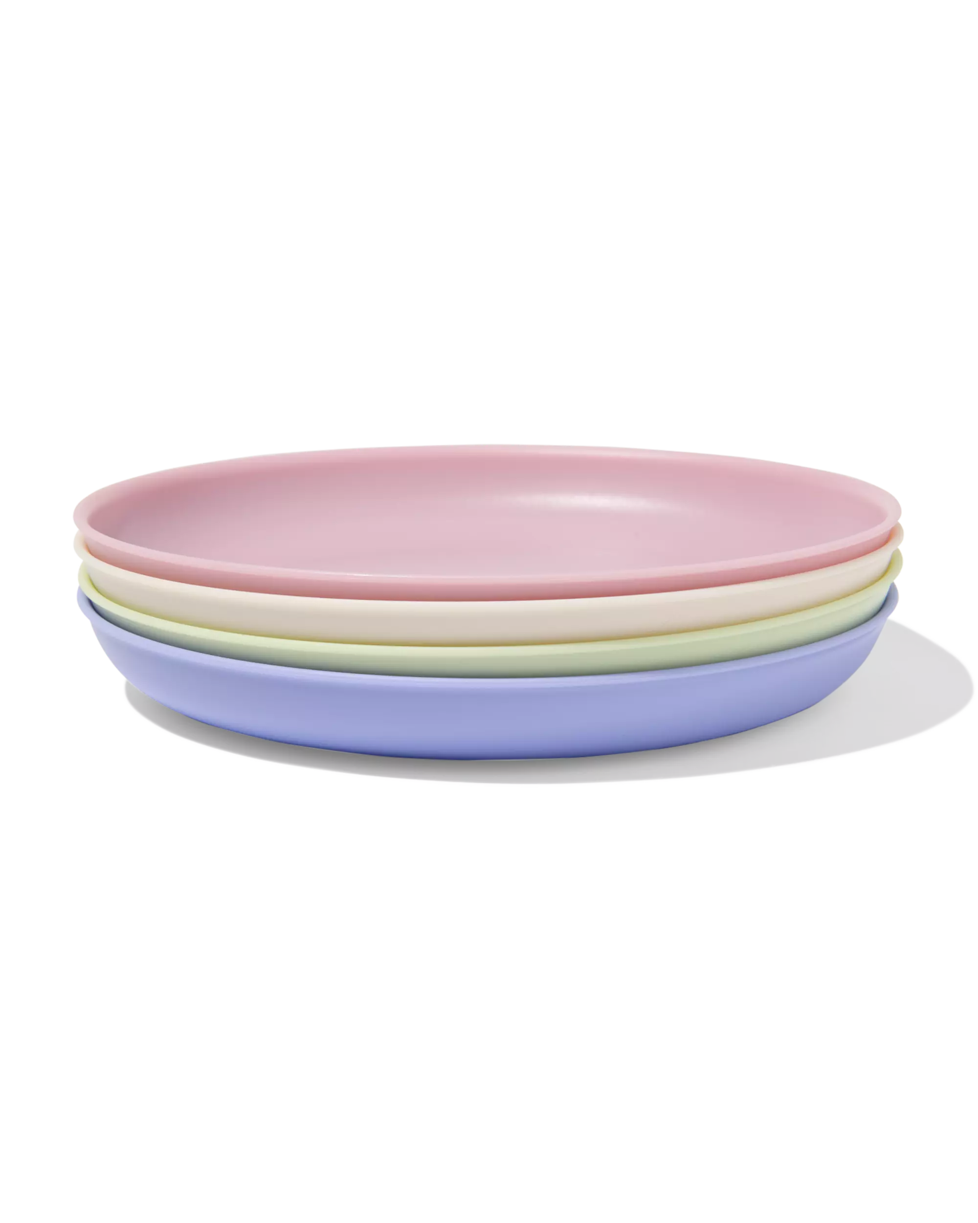 assiette Ø18,5cm plastique - 4 pièces