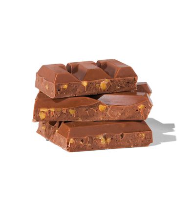 chocoladereep melk karamel zeezout 180gram - 10350038 - HEMA