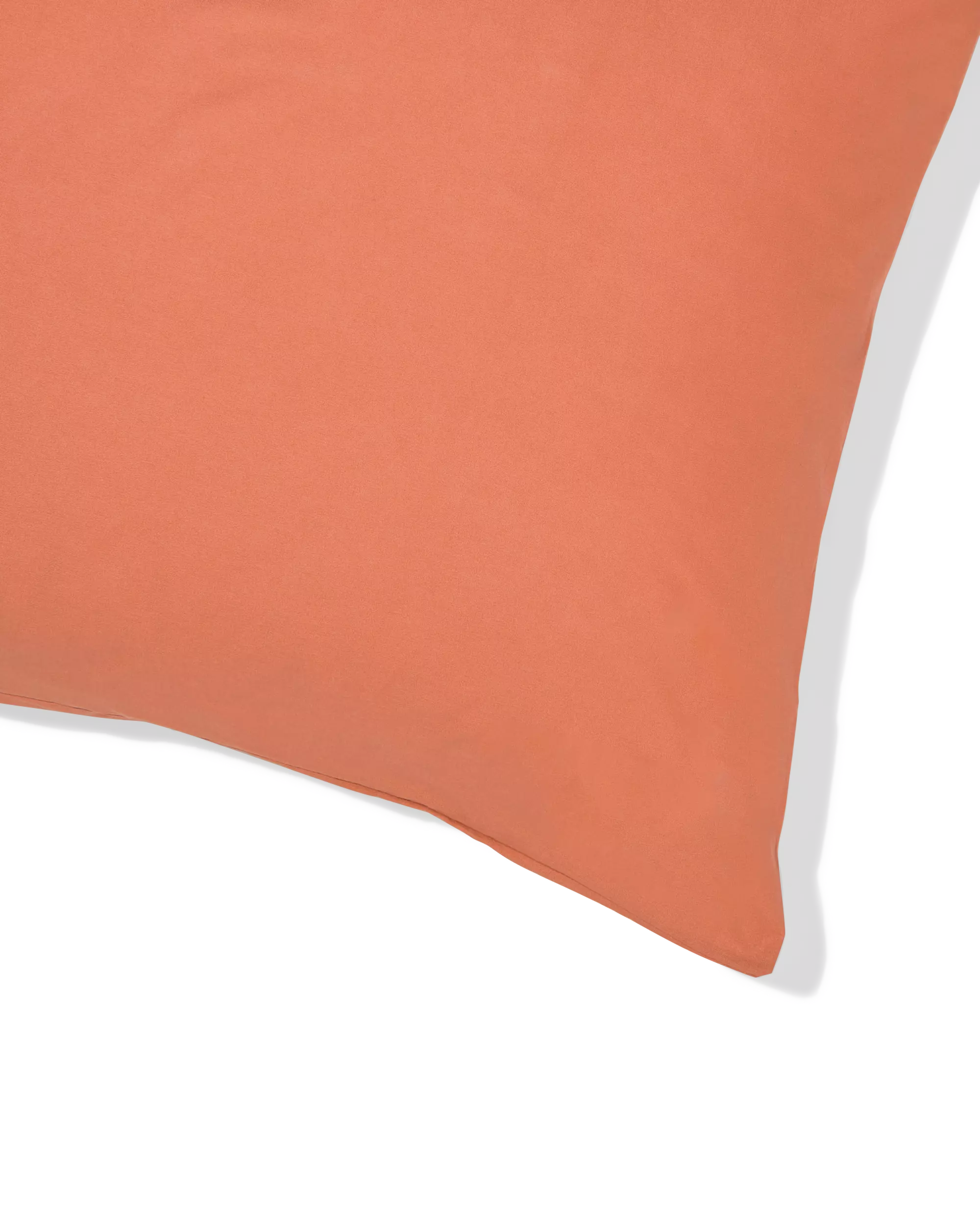 taie d'oreiller 60x70cm coton doux orange rouge