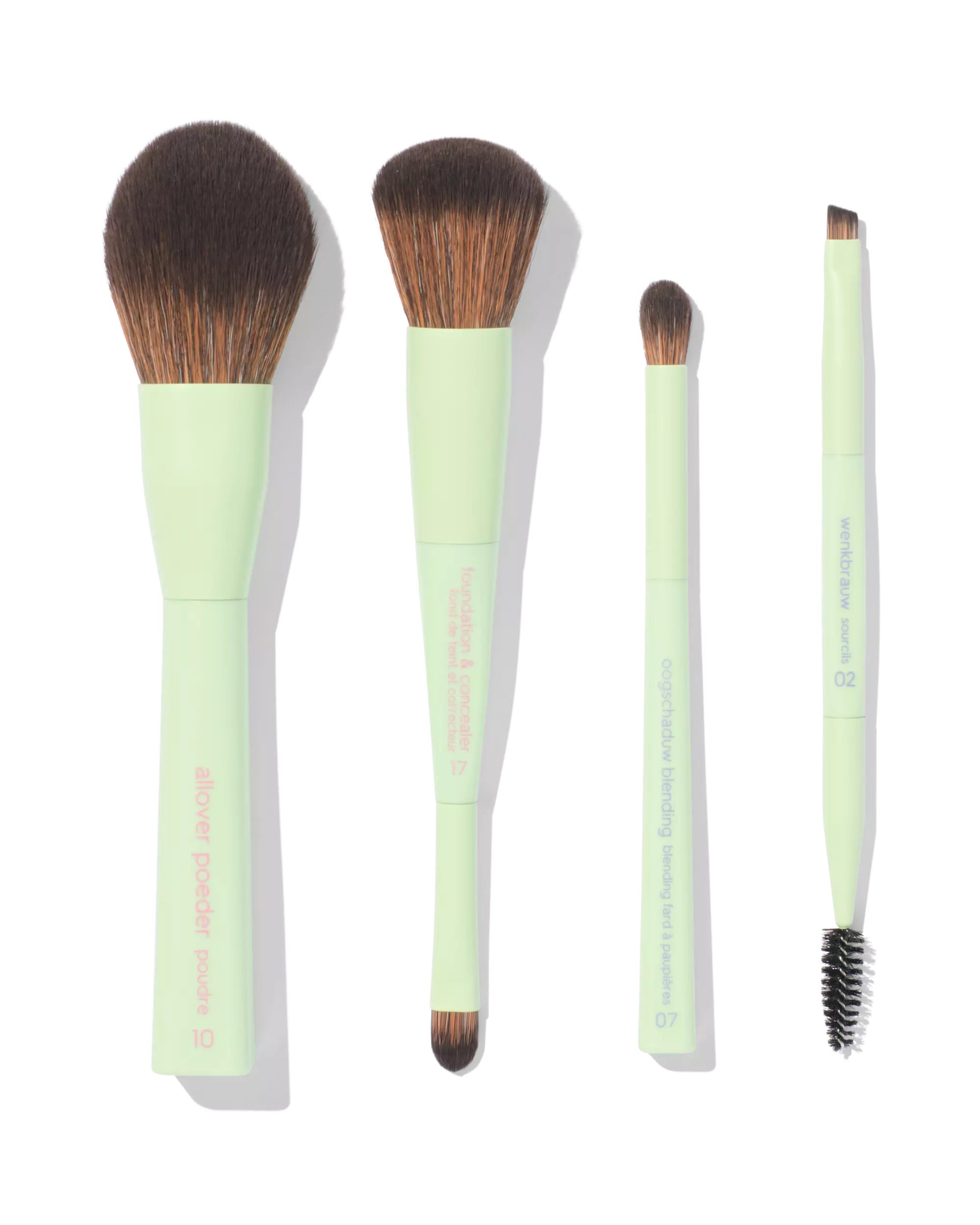 lot de pinceaux essentiels 