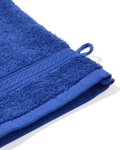 gant de toilette 16x21cm qualit&eacute; &eacute;paisse bleu cobalt - 5282862 - HEMA