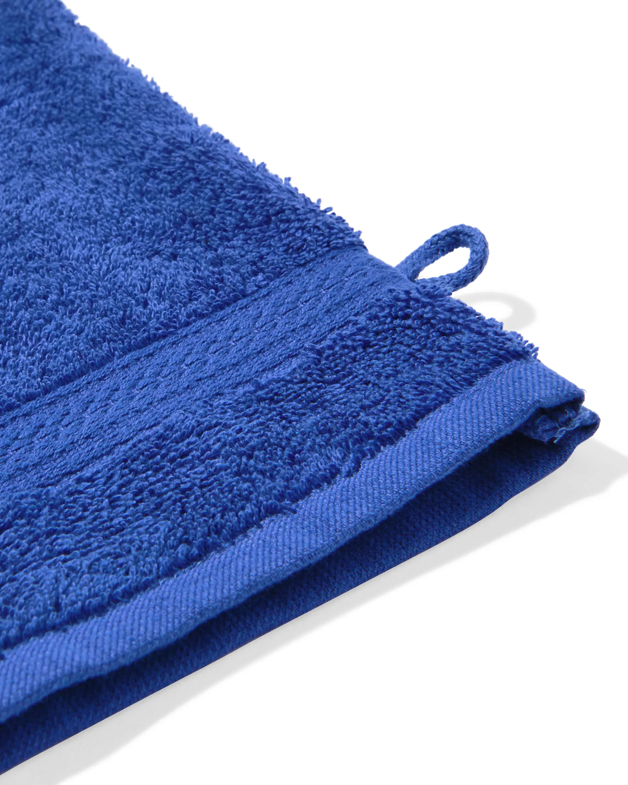 washand 16x21cm zware kwaliteit kobaltblauw