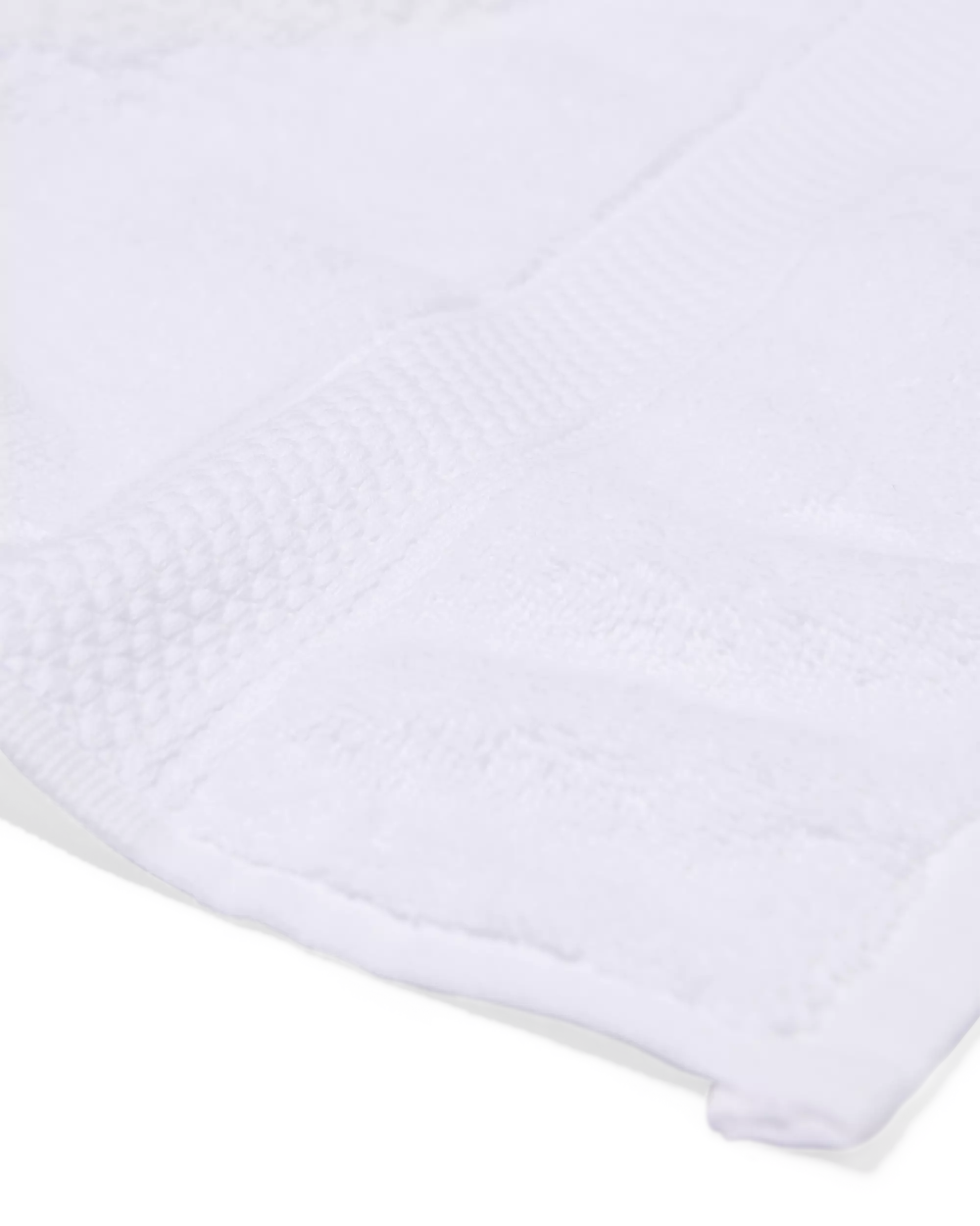 serviette de bain - 50x100 cm - qualité épaisse - blanc