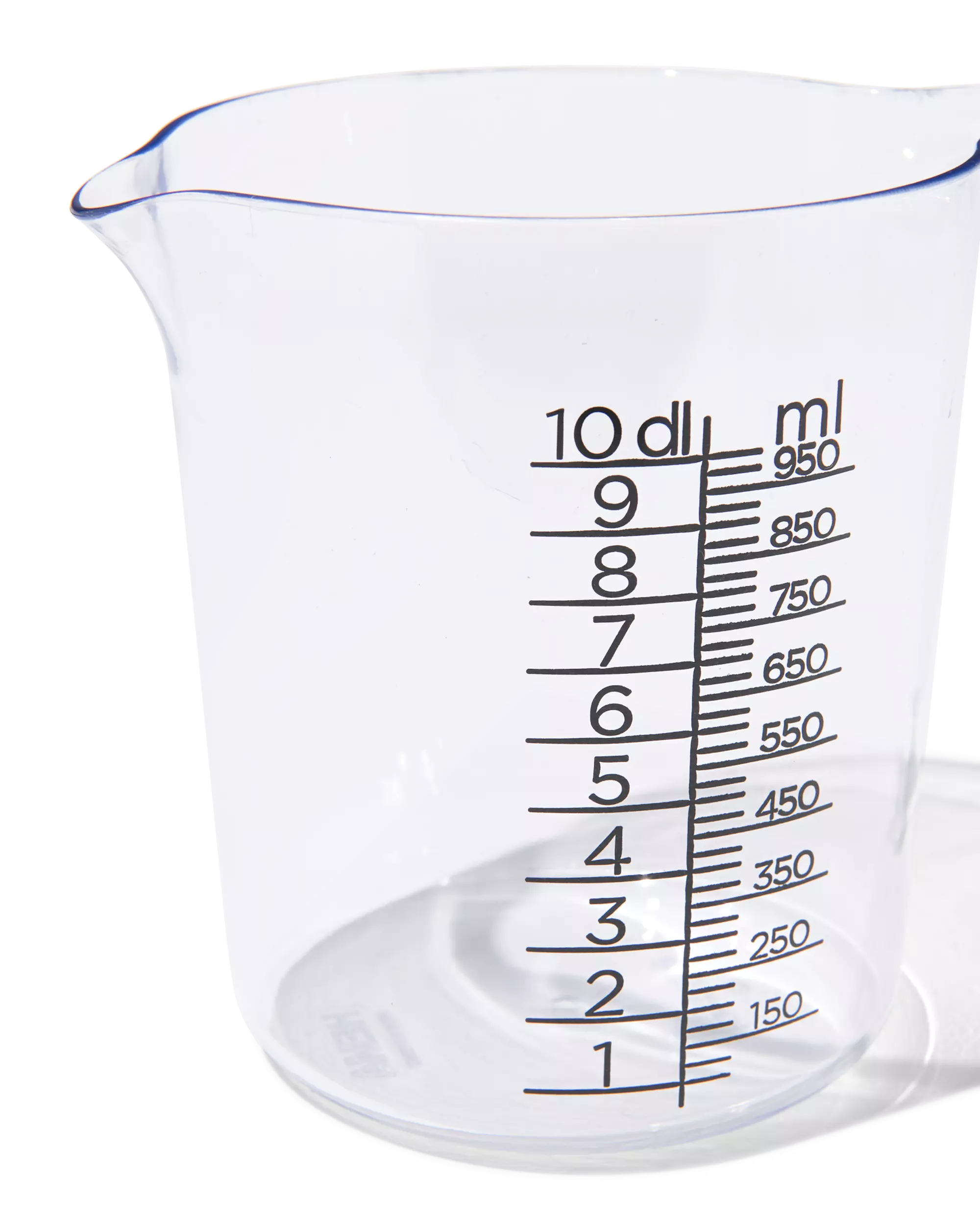 gobelet gradué 1L plastique transparent