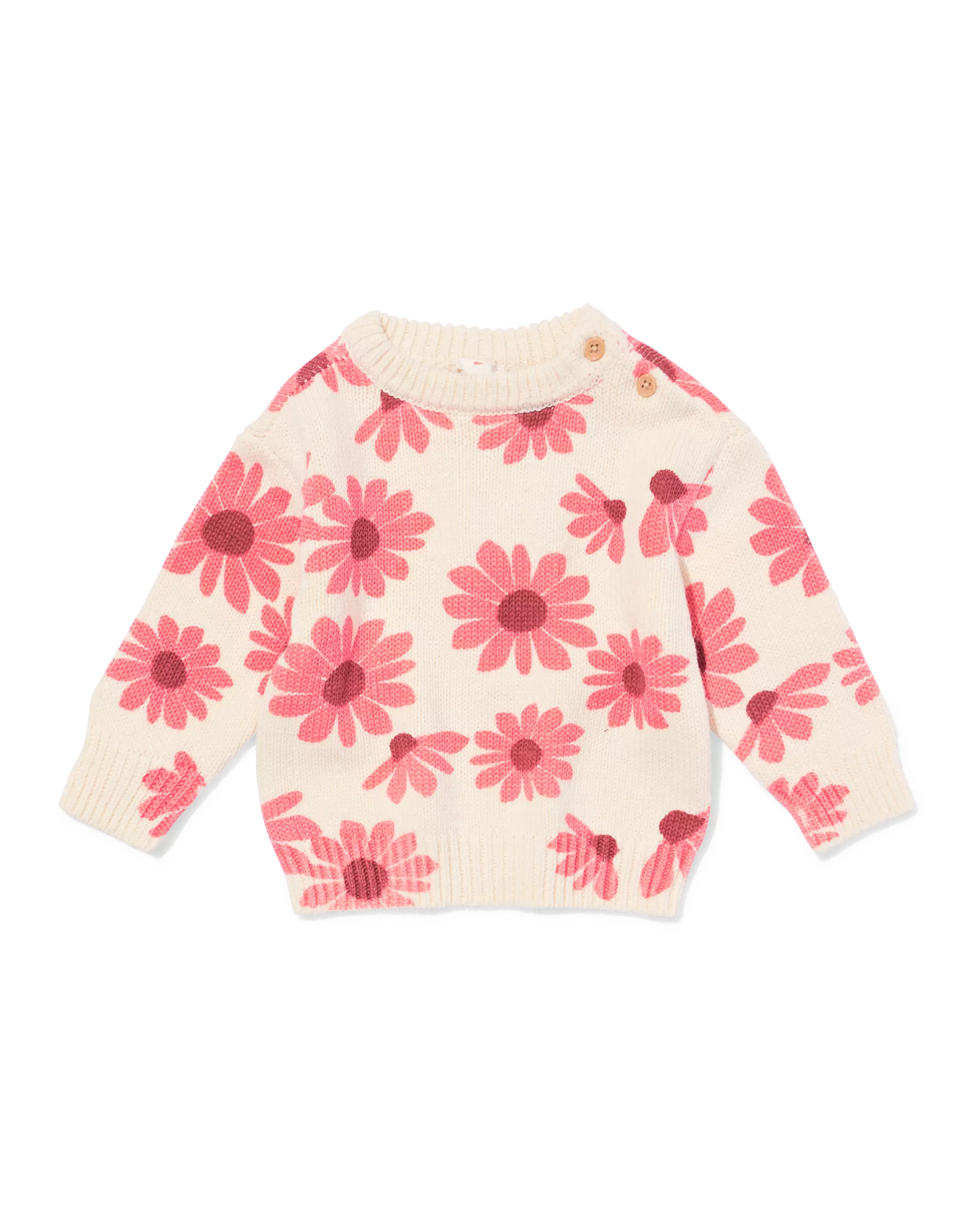pull bébé fleurs