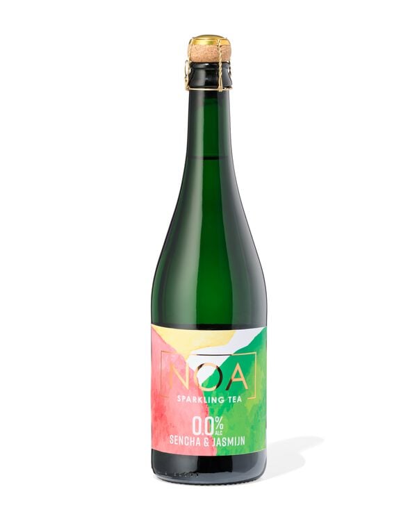 NOA sparkling tea japanse jasmijnthee 750ml - 17390120 - HEMA