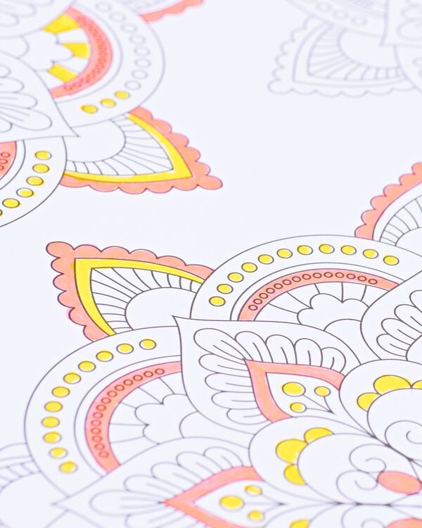 Livre de coloriage mandala A4  - 60720127 - HEMA