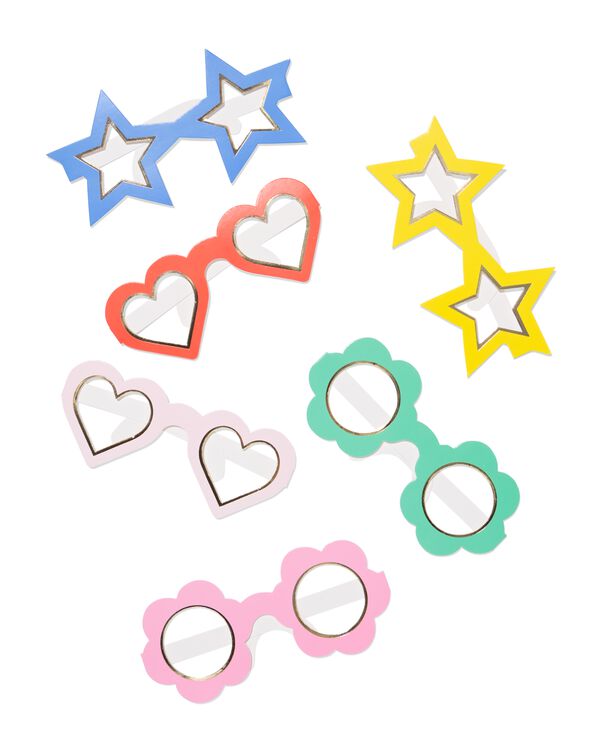 Partybrillen Papier &ndash; 6 St&uuml;ck - 14250194 - HEMA