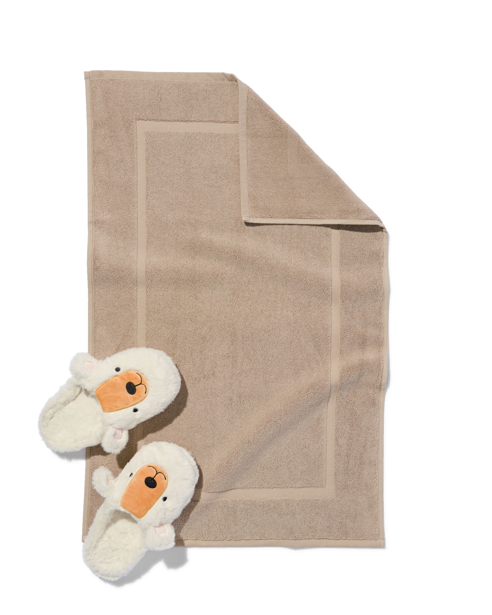 tapis de bain 50x85 qualit&eacute; &eacute;paisse taupe - 5245405 - HEMA