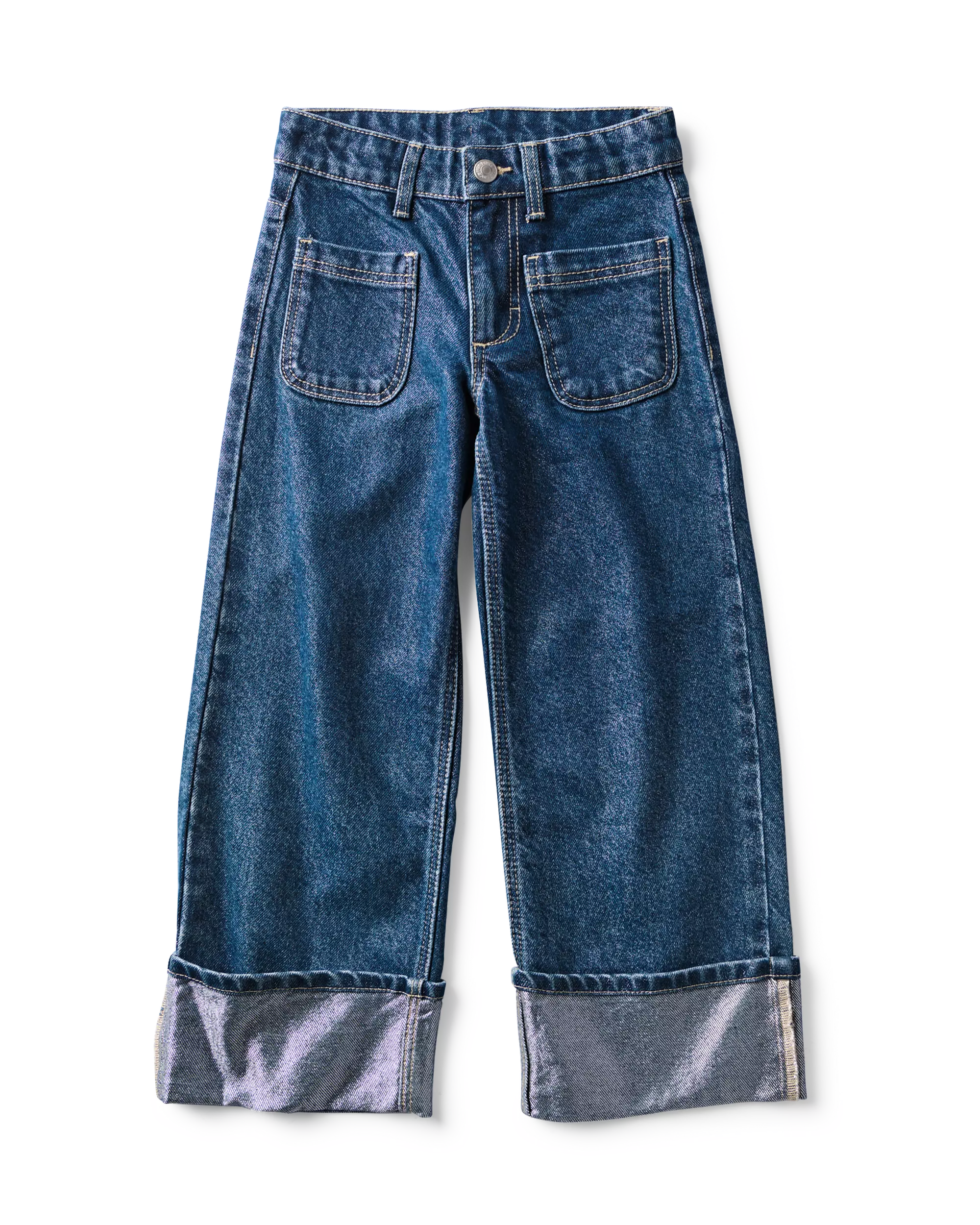 jean enfant coupe large