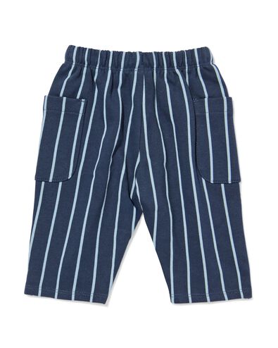 Babyhose, Comfy Fit, aus Sweatstoff, gestreift blau blau - 33107480BLUE - HEMA