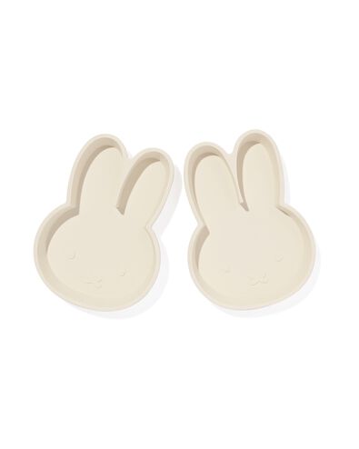 assiettes Miffy en silicone - lot de 2 - 14250161 - HEMA