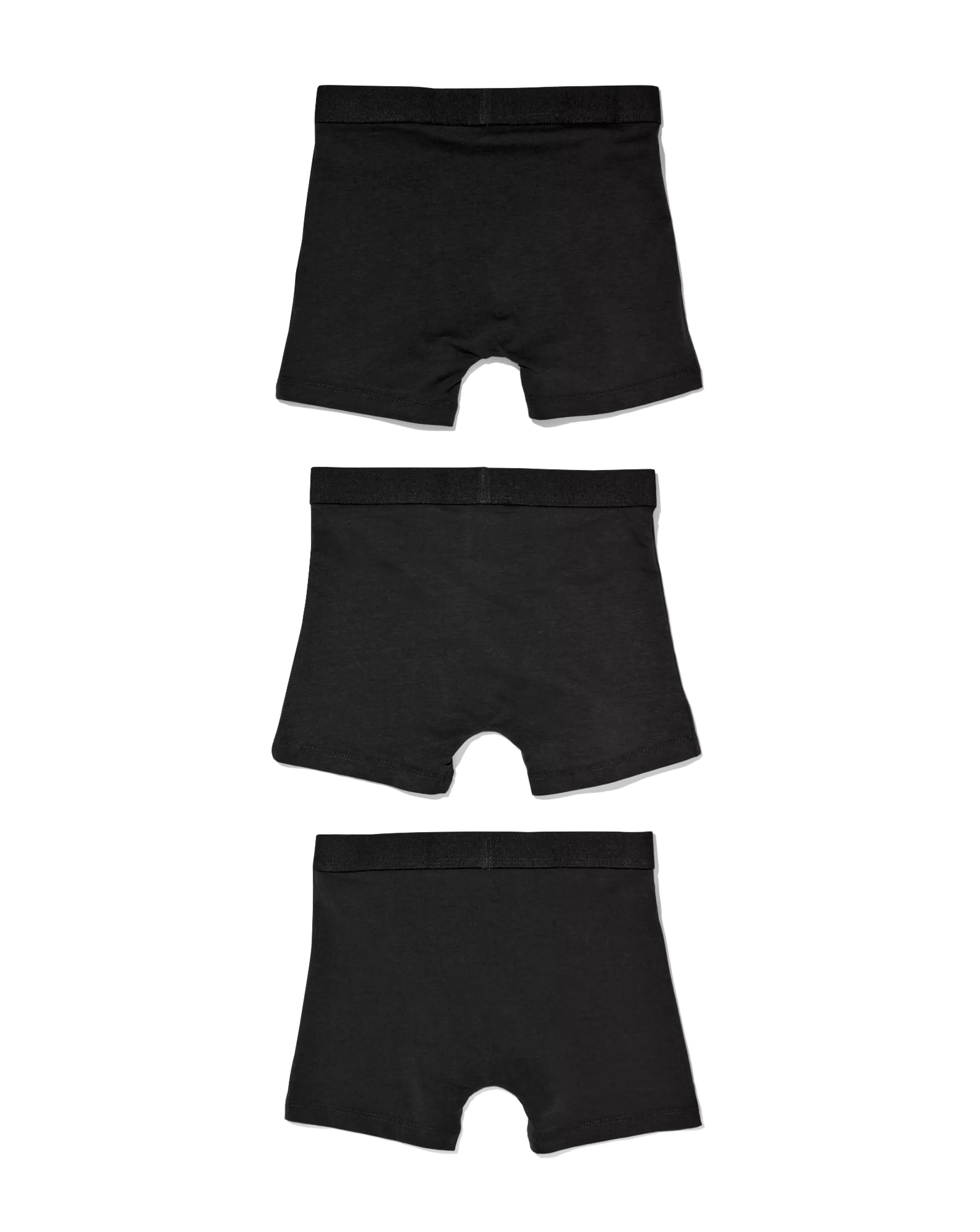 kinder boxers basic stretch katoen - 3 stuks