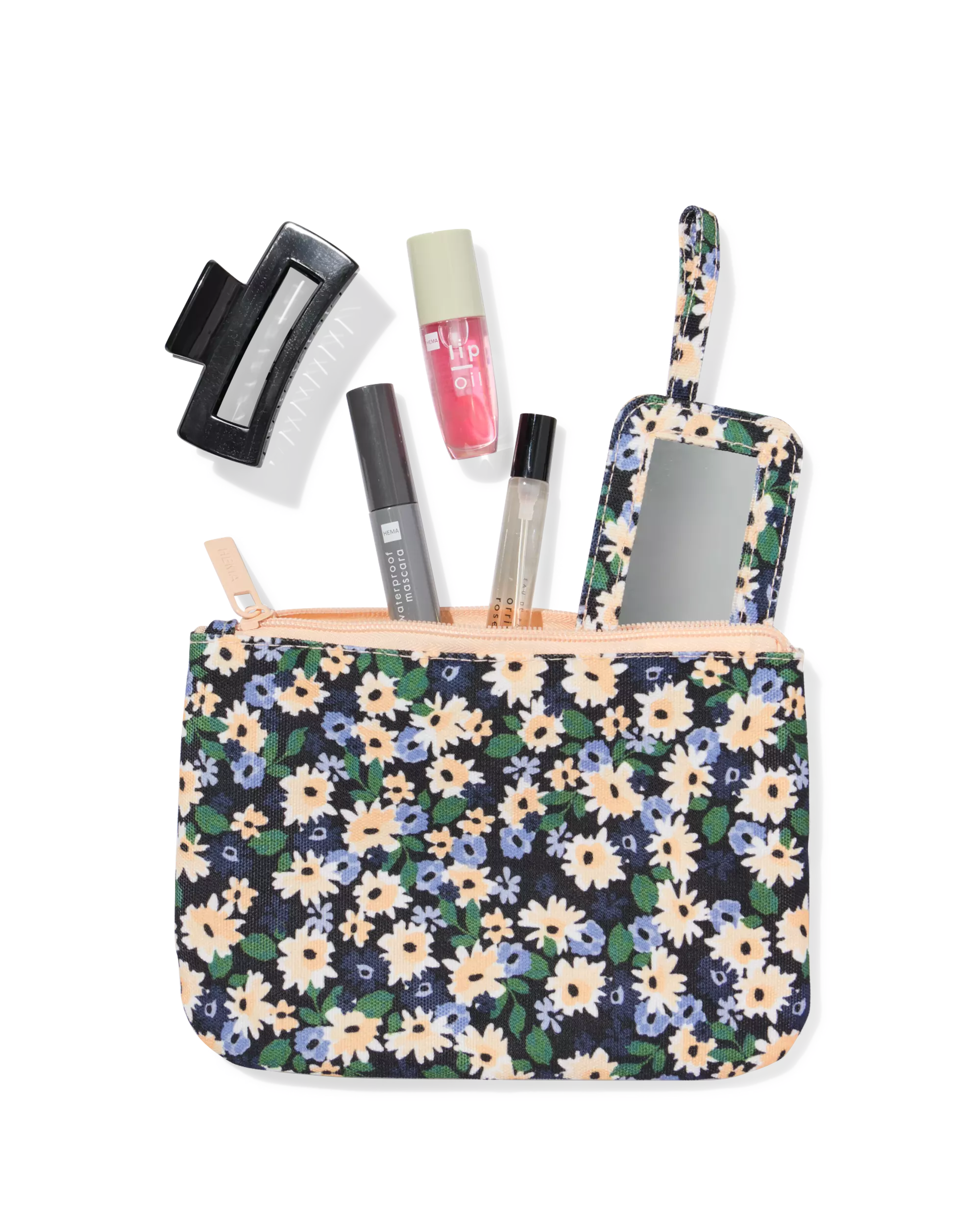 trousse de toilette fleur 