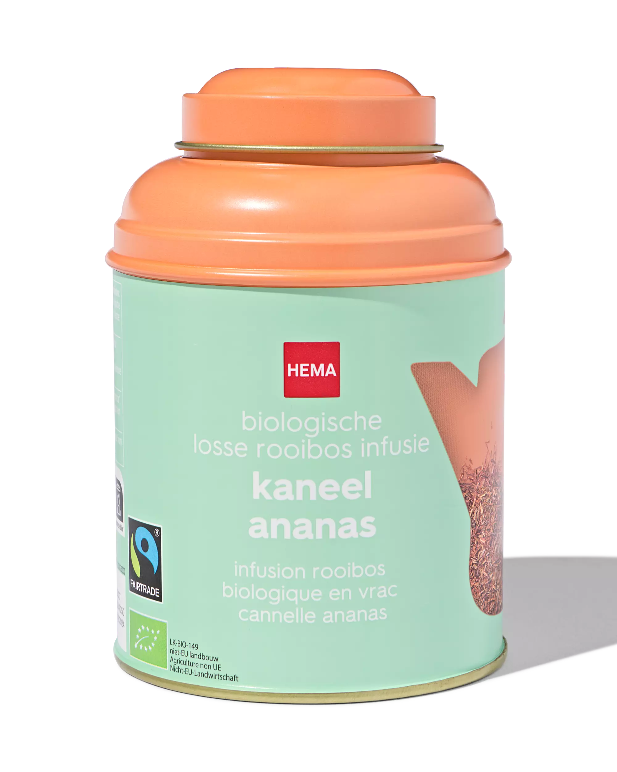 rooibos bio cannelle-ananas 75 g en boîte 