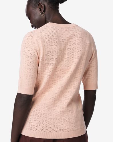 Damenpullover, strukturiert rosa rosa - 36212930PINK - HEMA
