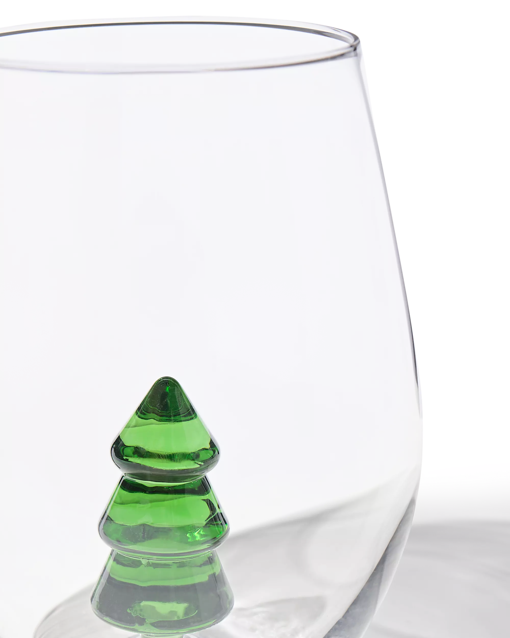 waterglas 550ml met figuur kerstboom