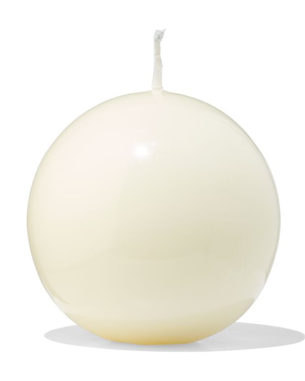 bougie boule ⌀7cm ivoire - 13506132 - HEMA