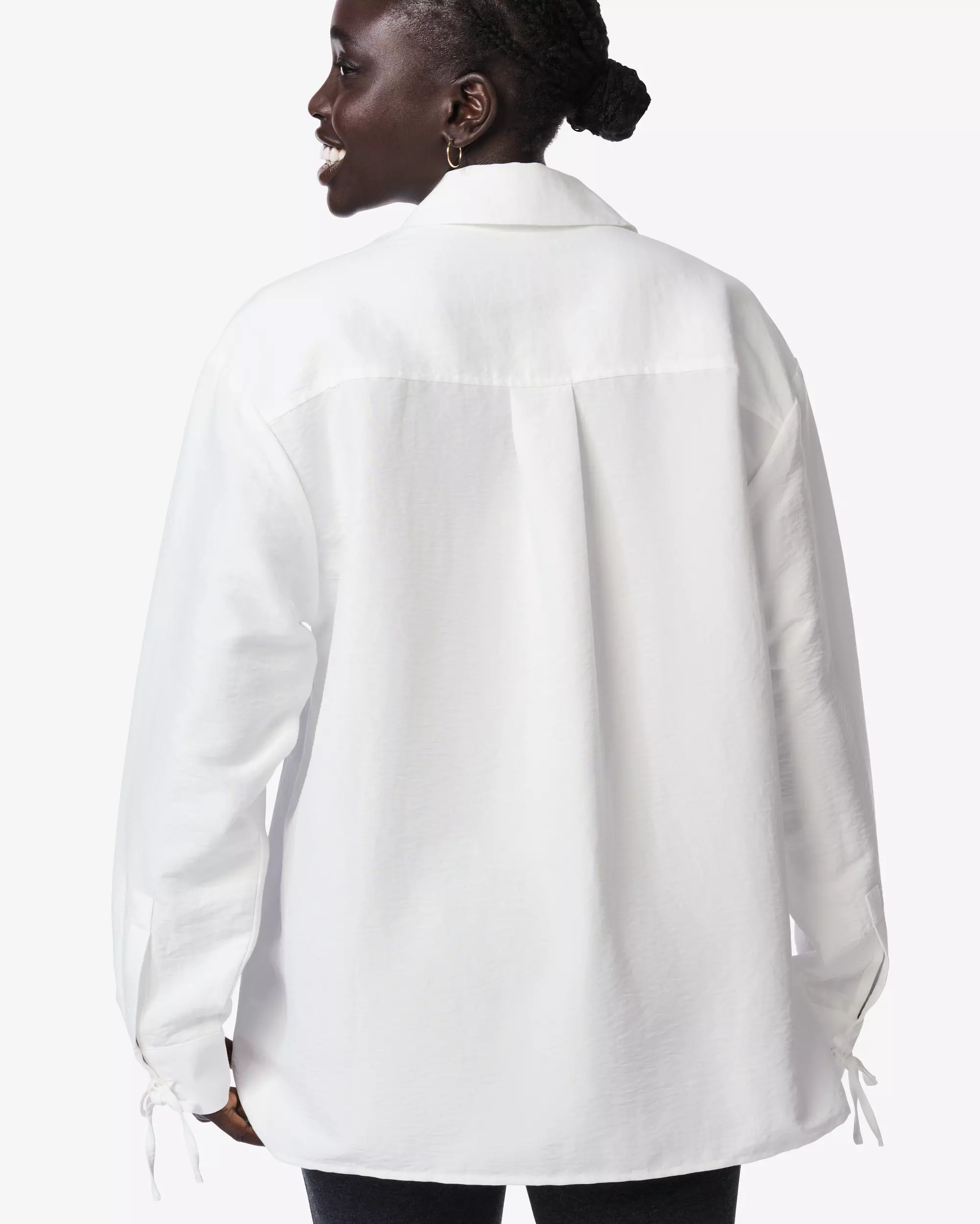chemisier femme froissé