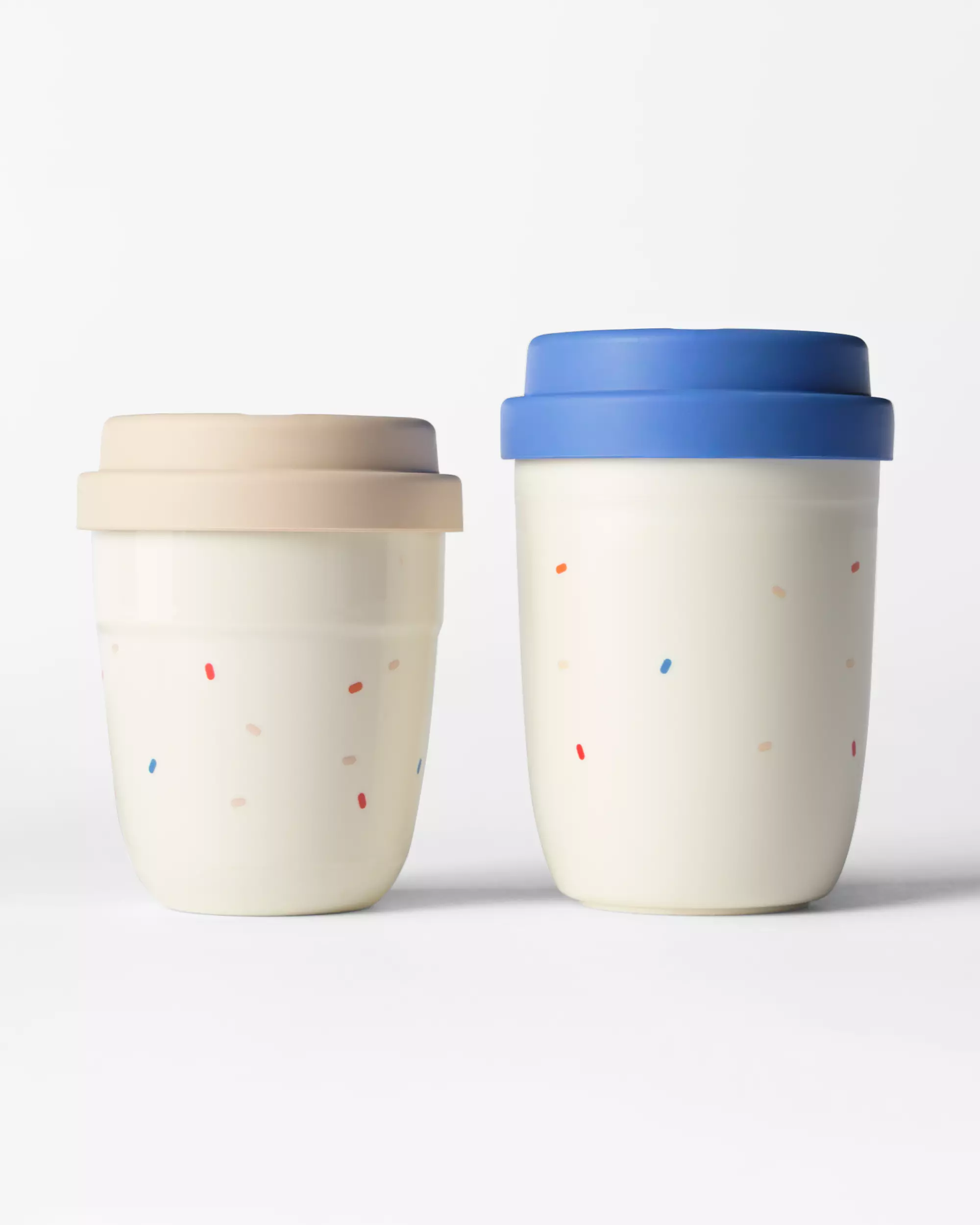 bekerset babyccino cappuccino spikkels - 2 stuks