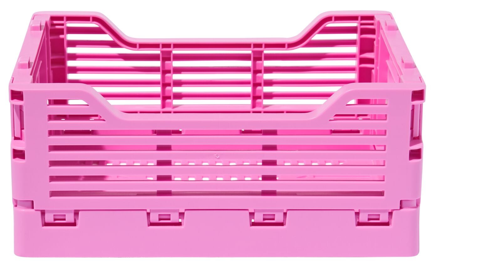 caisse pliante lettres recycl&eacute;e S rose p&acirc;le rose p&acirc;le S  20 x 30 x 11,5 - 39811071 - HEMA