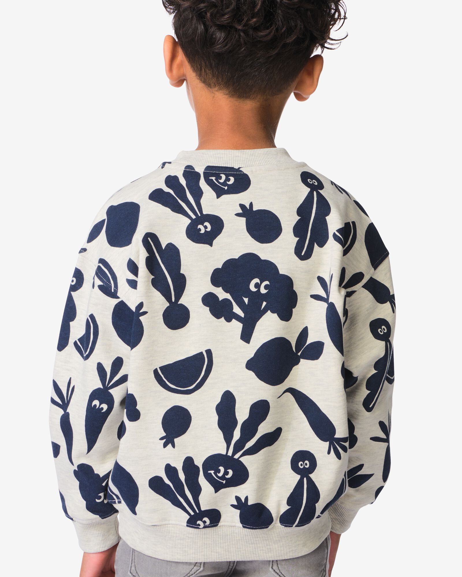 kindersweater groente zand zand - 30724256SAND - HEMA