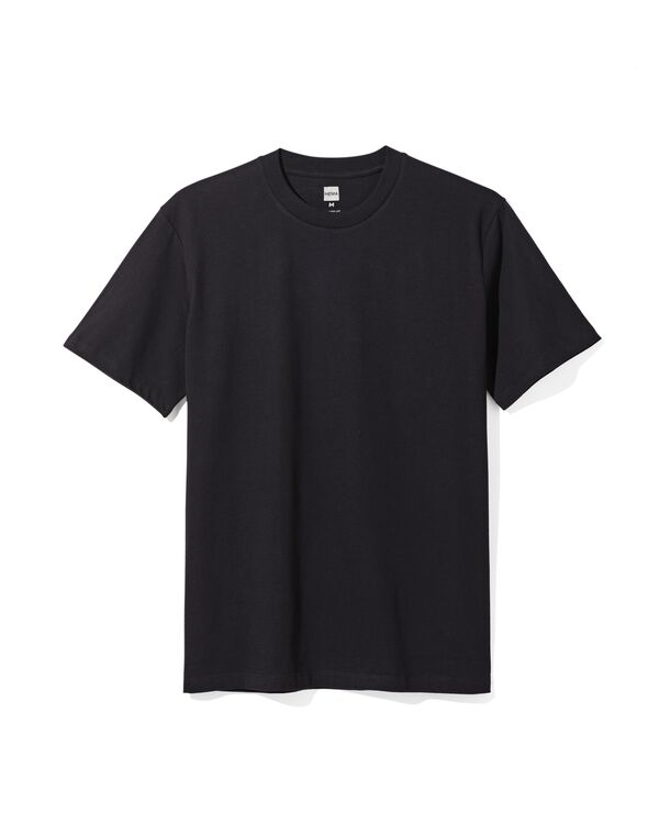 t-shirt homme Elias coupe d&eacute;contract&eacute;e  noir noir - 2129970BLACK - HEMA