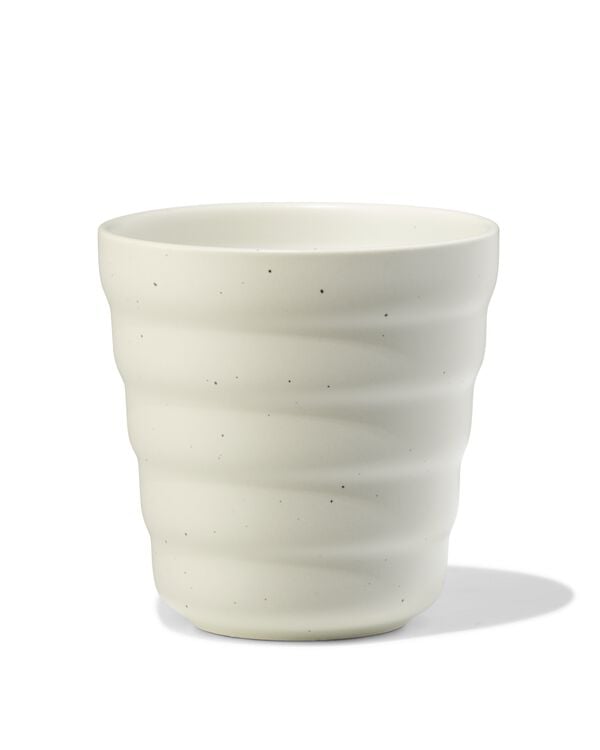 cappuccinomok 300ml Trend aardewerk grijs spikkels