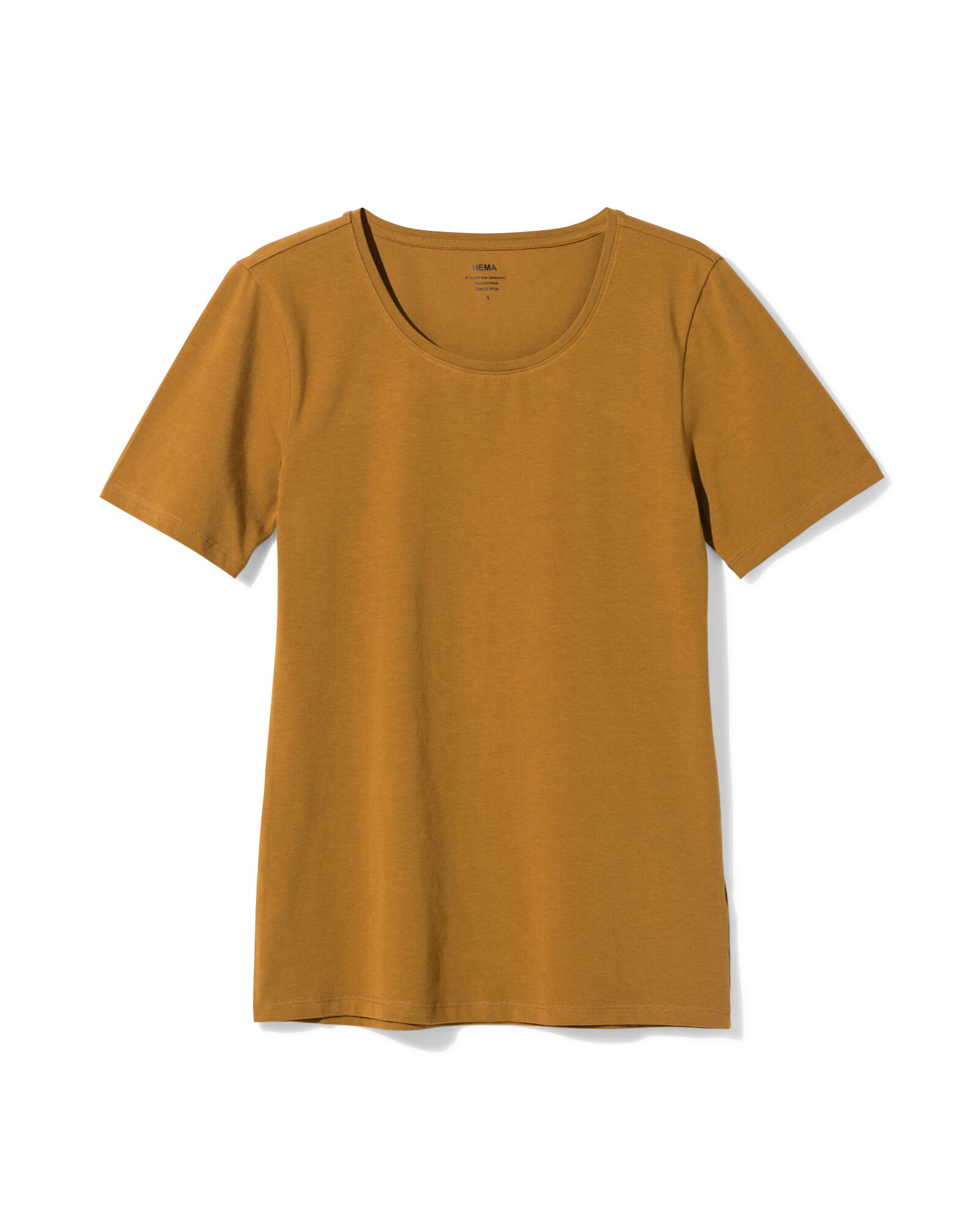 t-shirt femme jersey bronze bronze - 36305980BRONZE - HEMA