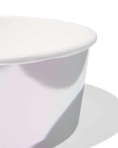 Schale 1300 ml, Papier, silbern &ndash; 2 St&uuml;ck - 14250254 - HEMA