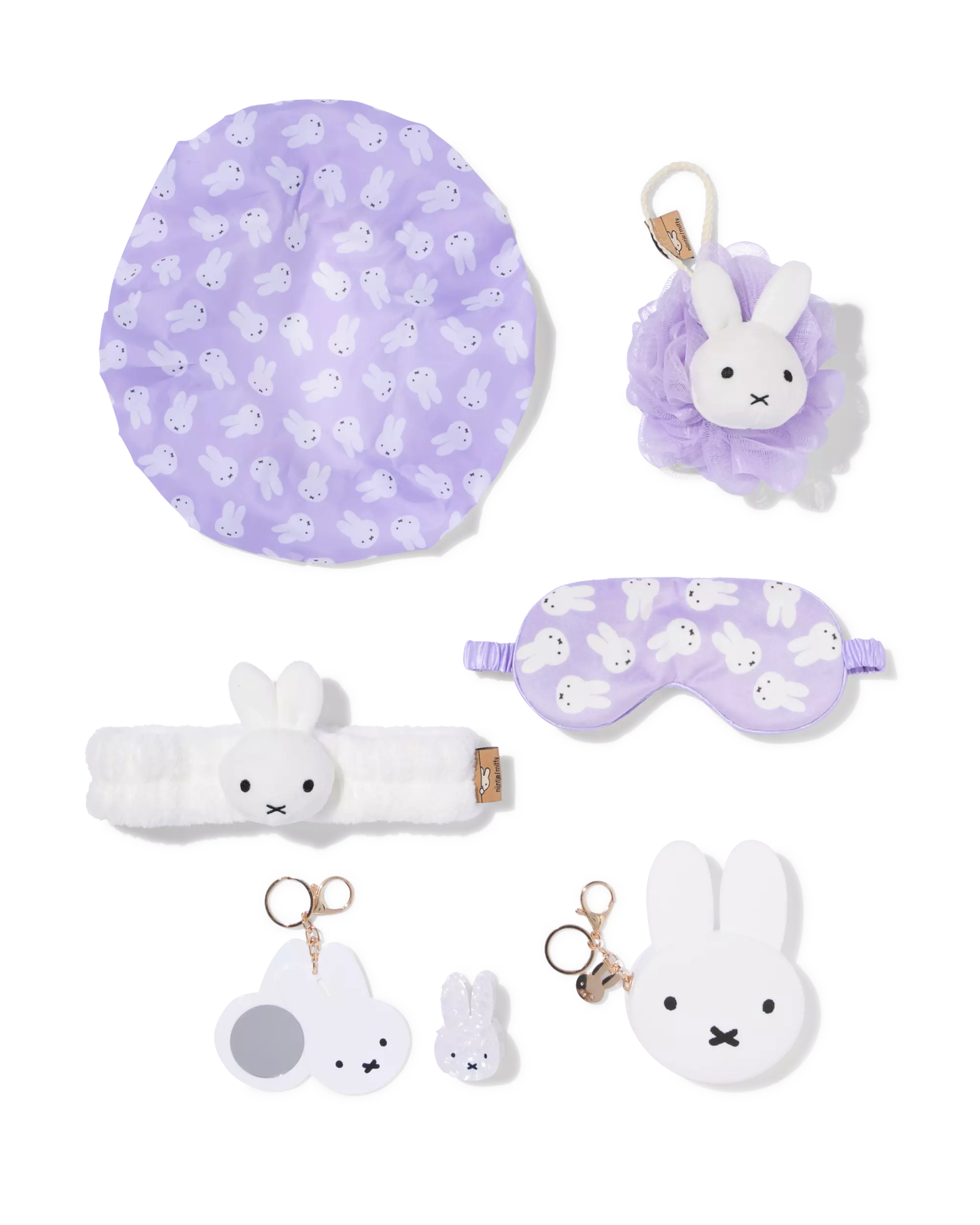 coffret d'accessoires de maquillage Miffy 7 pièces