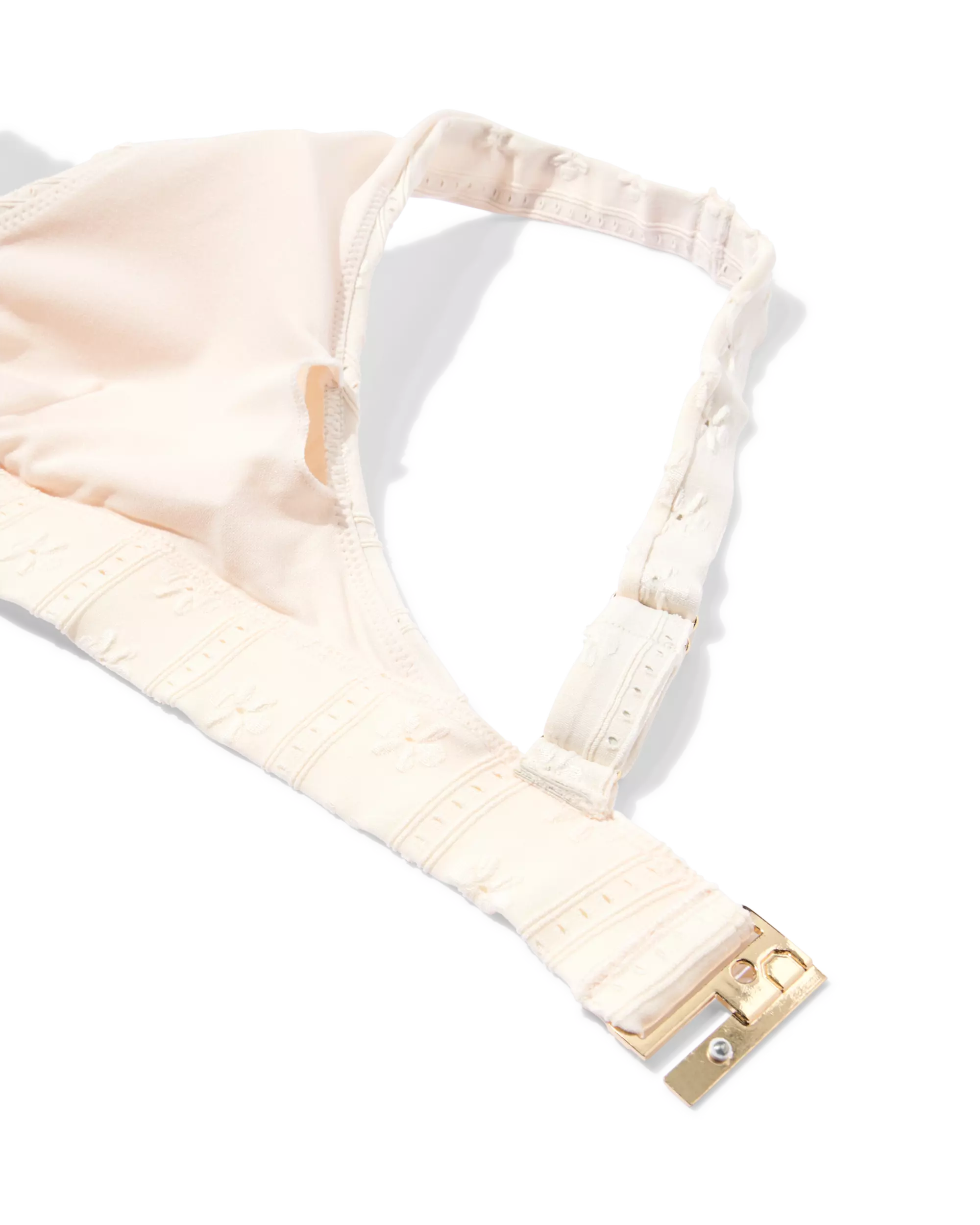 damesbikinitop triangel broderie