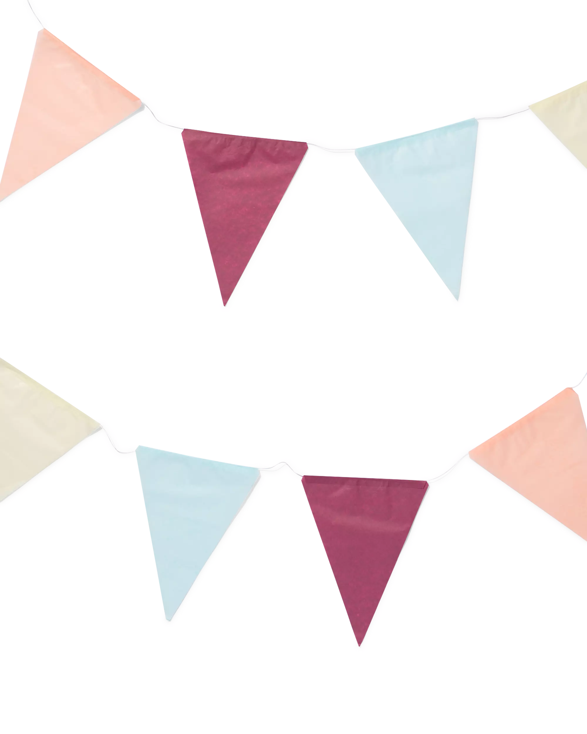 Wimpelkette 10 m Papier floral