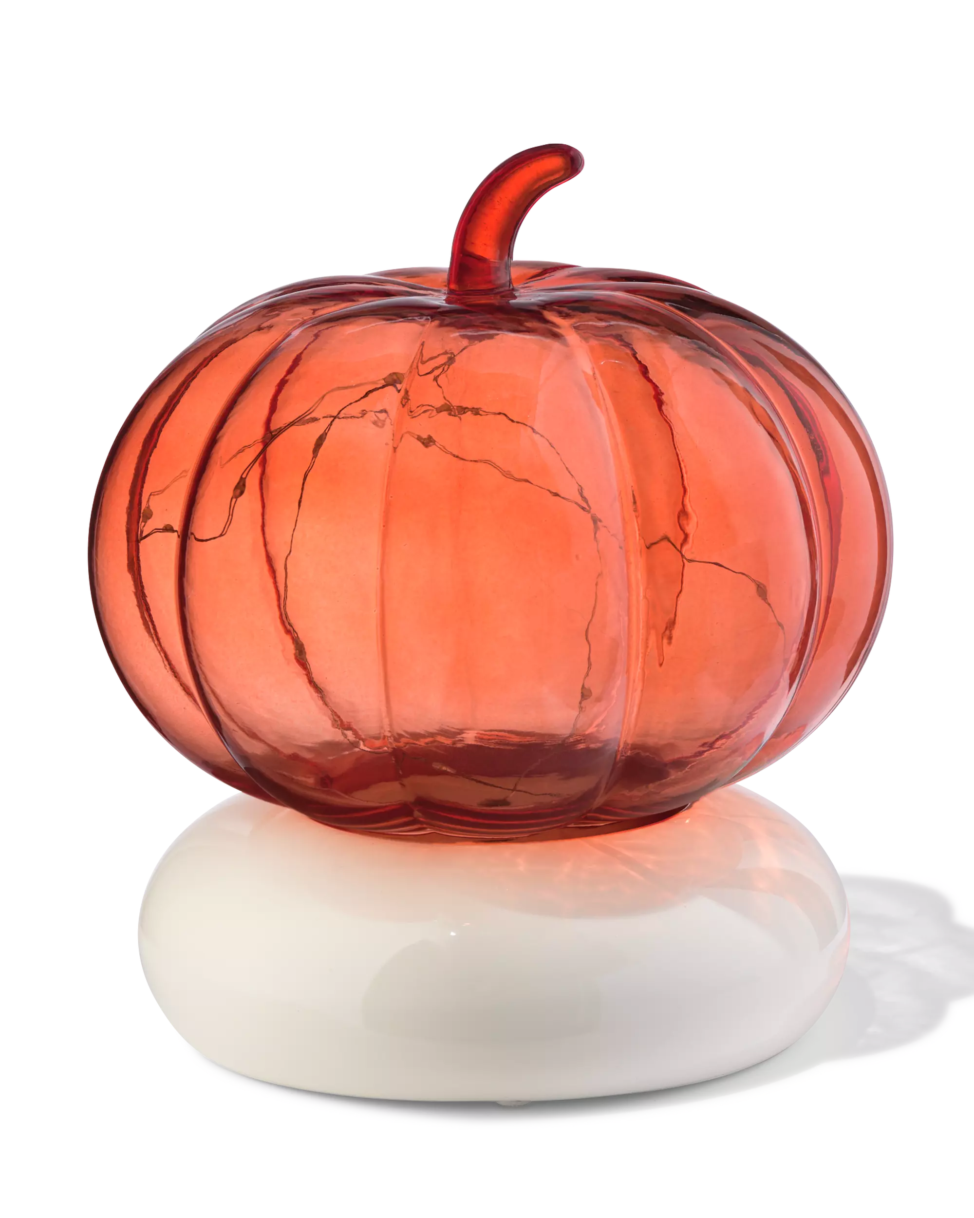 lampe led ⌀18 x 20,5 cm céramique citrouille