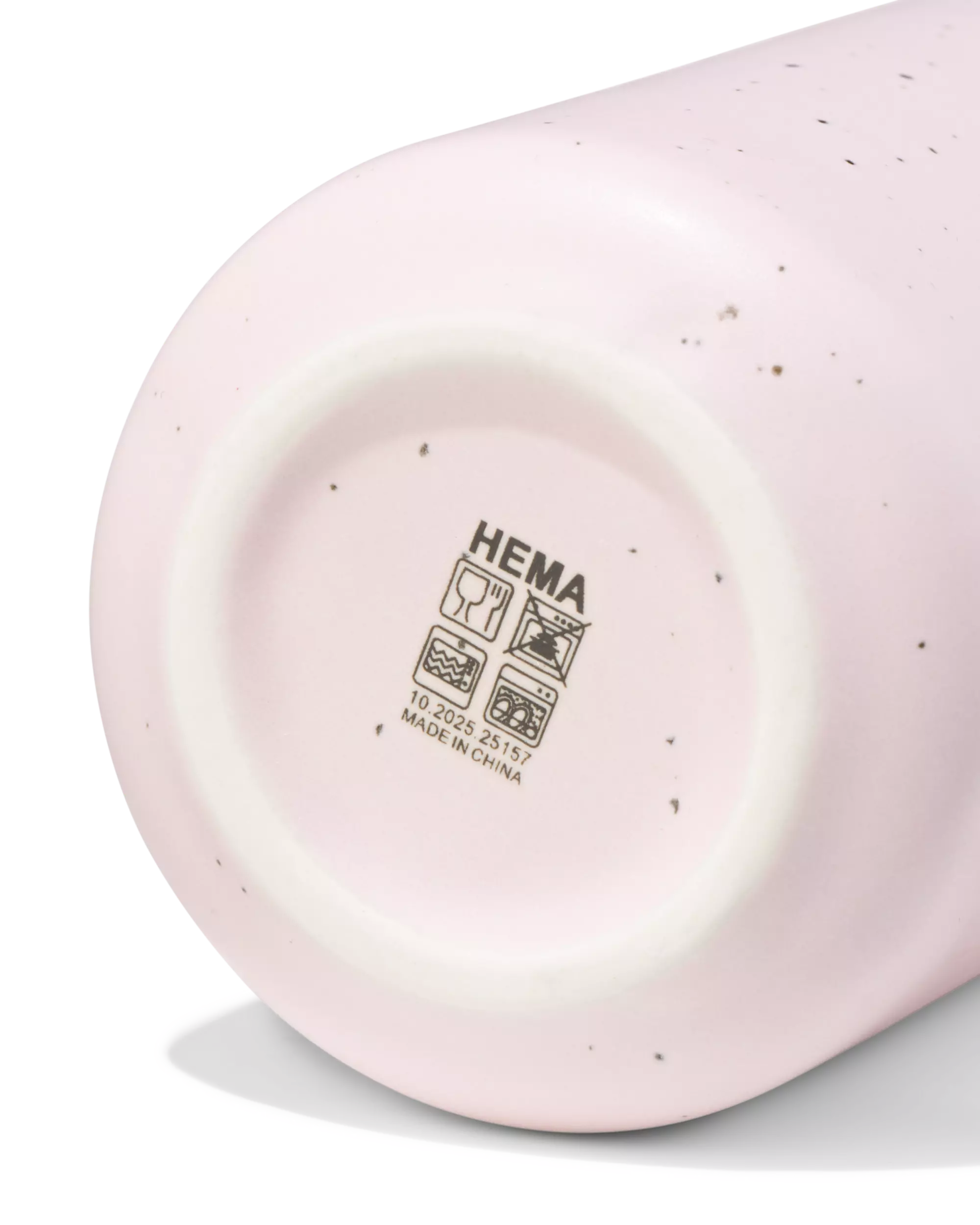 pot à lait 180ml faïence mouchetée rose