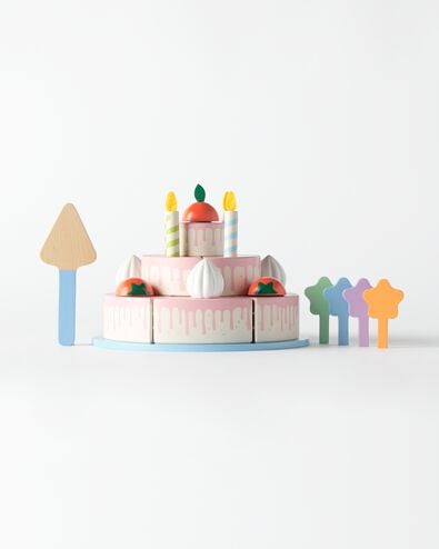 dripcake 13.2cm hout - 15100422 - HEMA