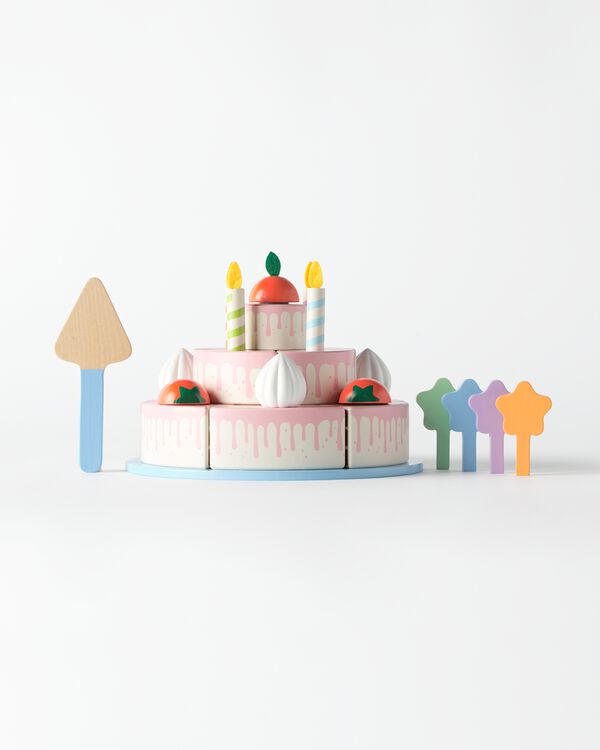 dripcake 13.2cm hout - 15100422 - HEMA