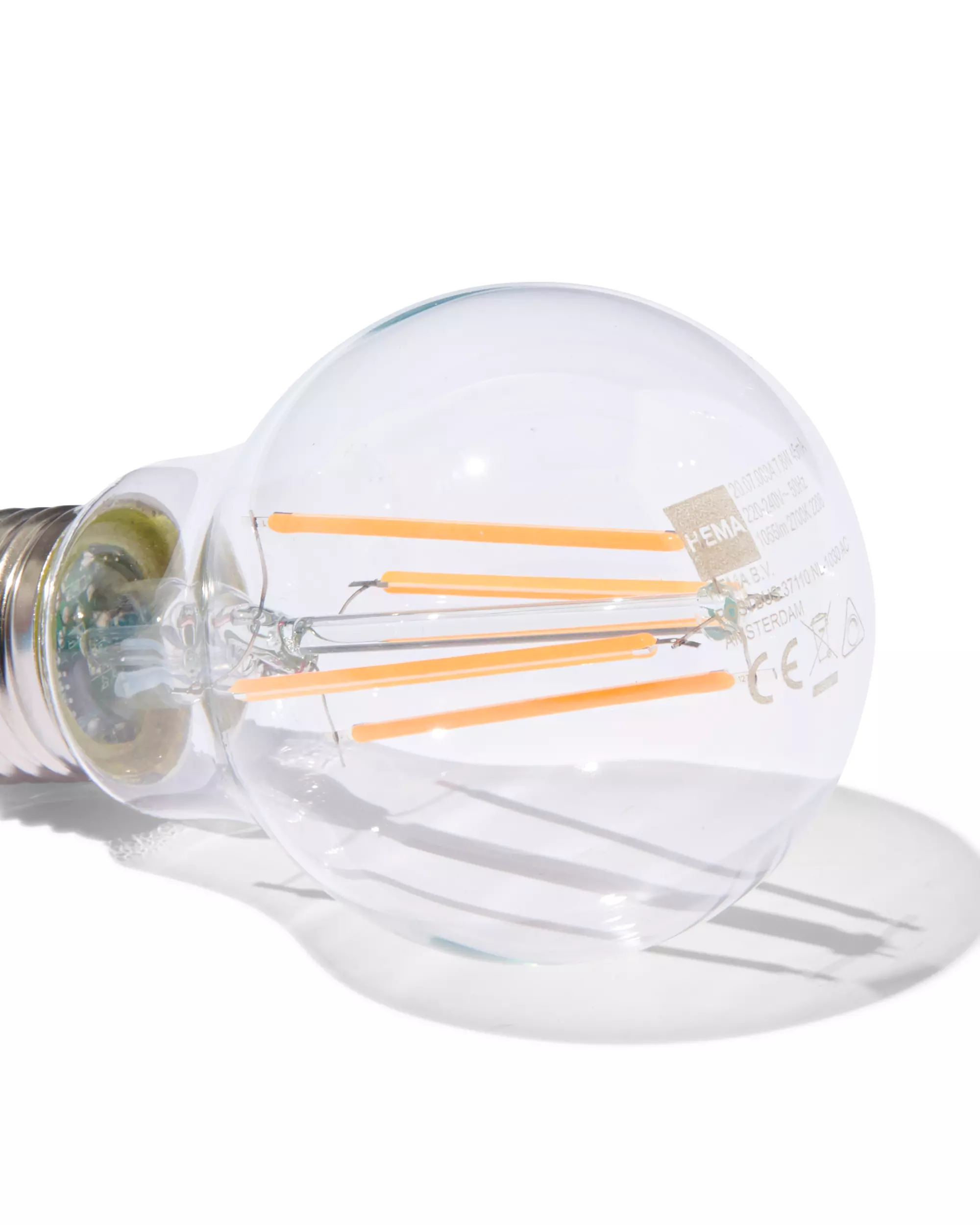 poire led clear E27 7.8W 1055lm dim