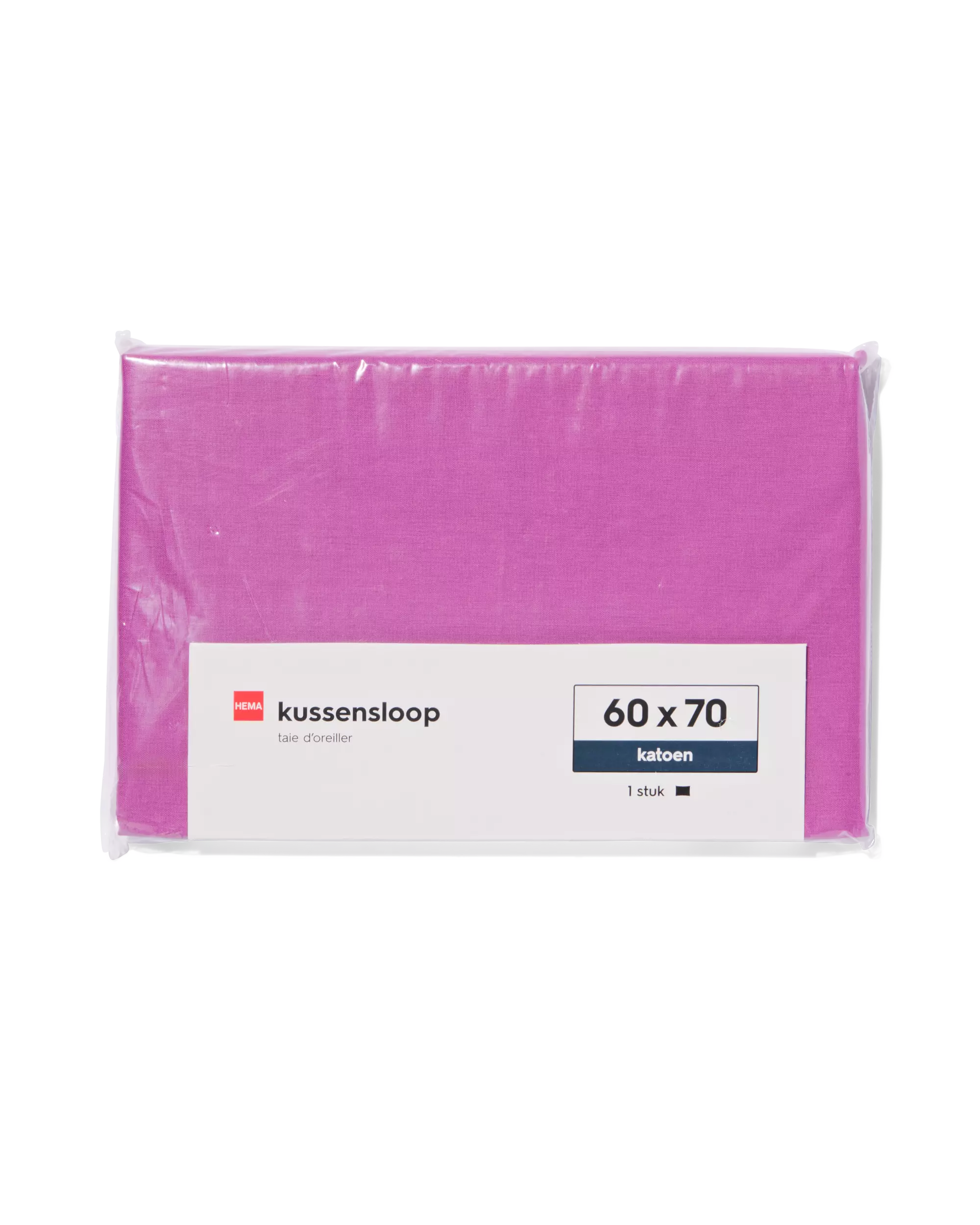 kussensloop 60x70cm zacht katoen violet