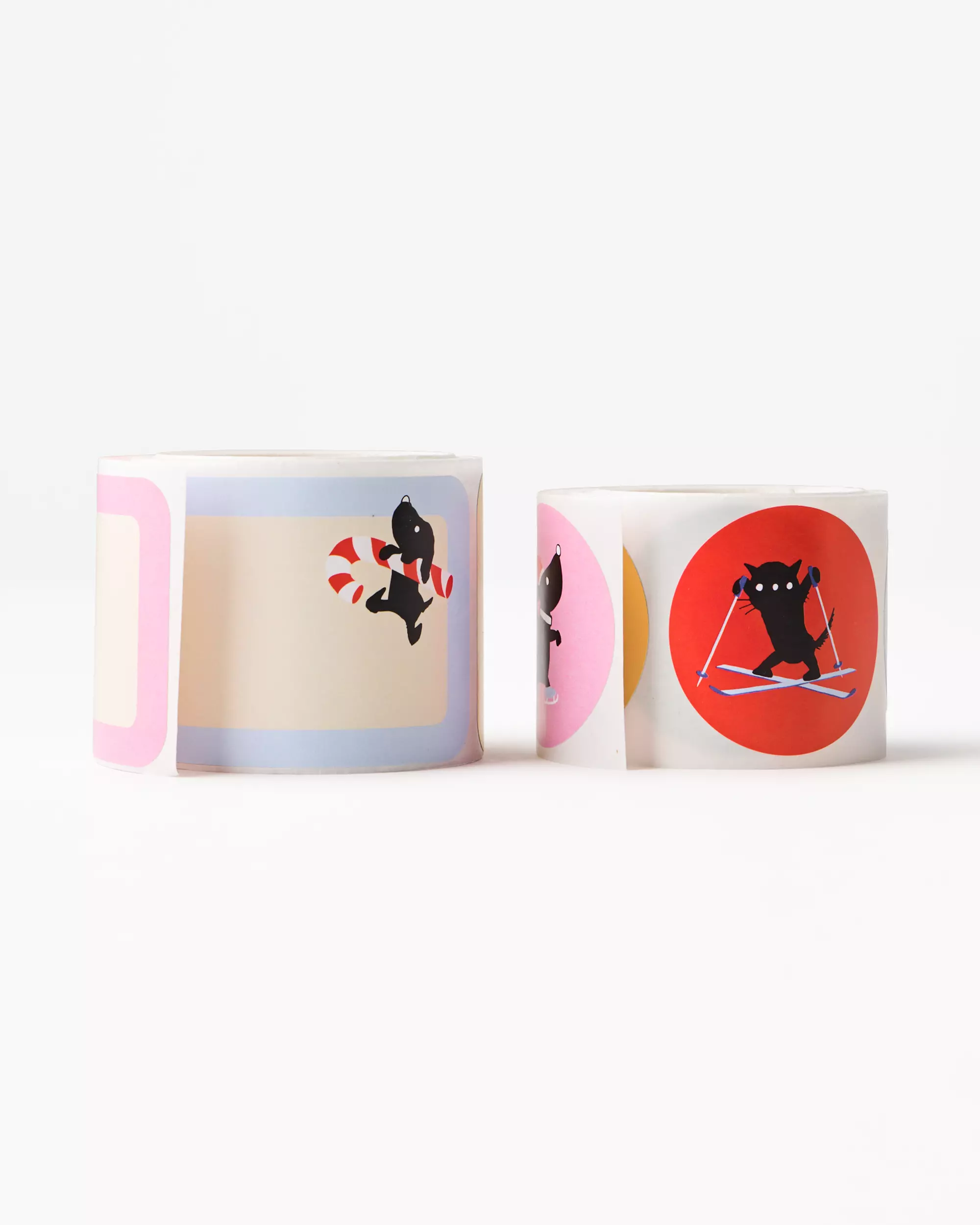 Takkie en Siepie kerststickers - 3 stuks