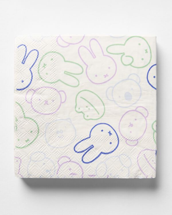 serviette Miffy 25 x 25 cm papier - 14200808 - HEMA
