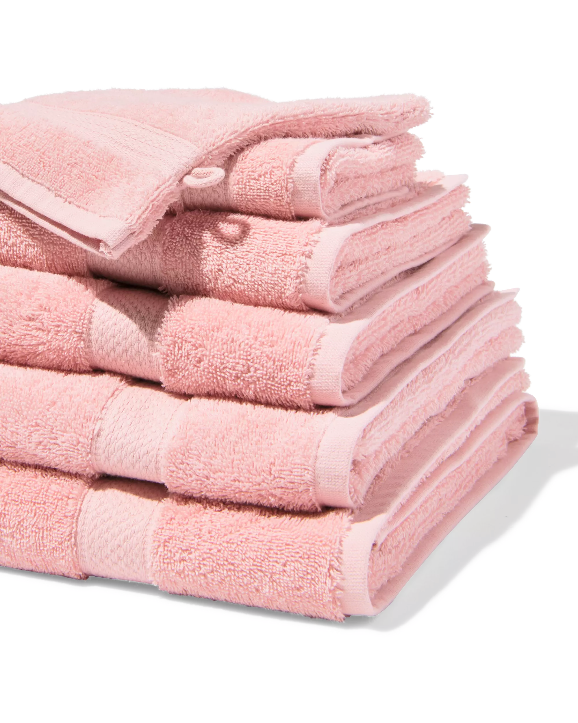 washand 16x21cm zware kwaliteit lichtroze