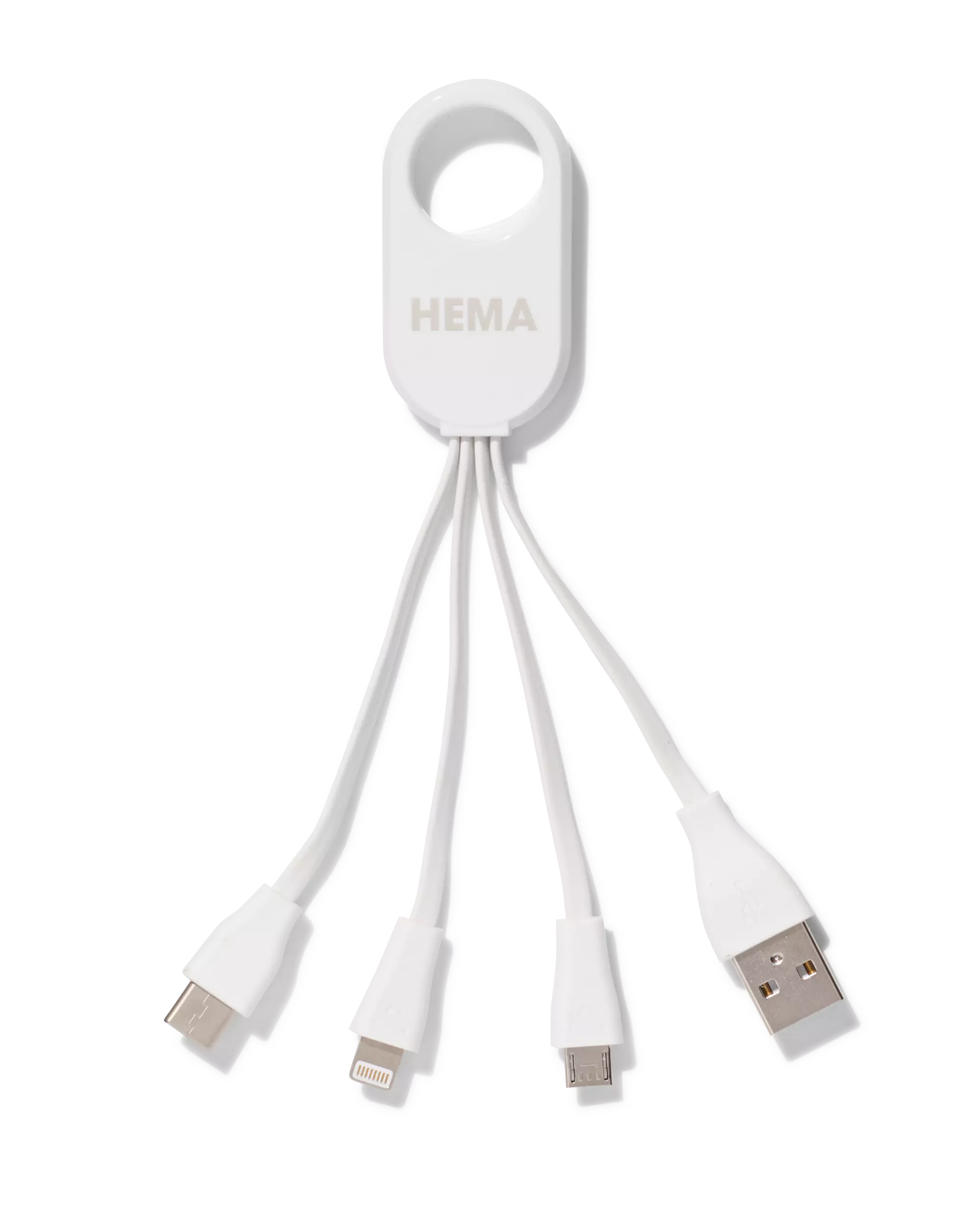 4-in-1 USB laadkabel, USB-C, micro USB & 8 pin