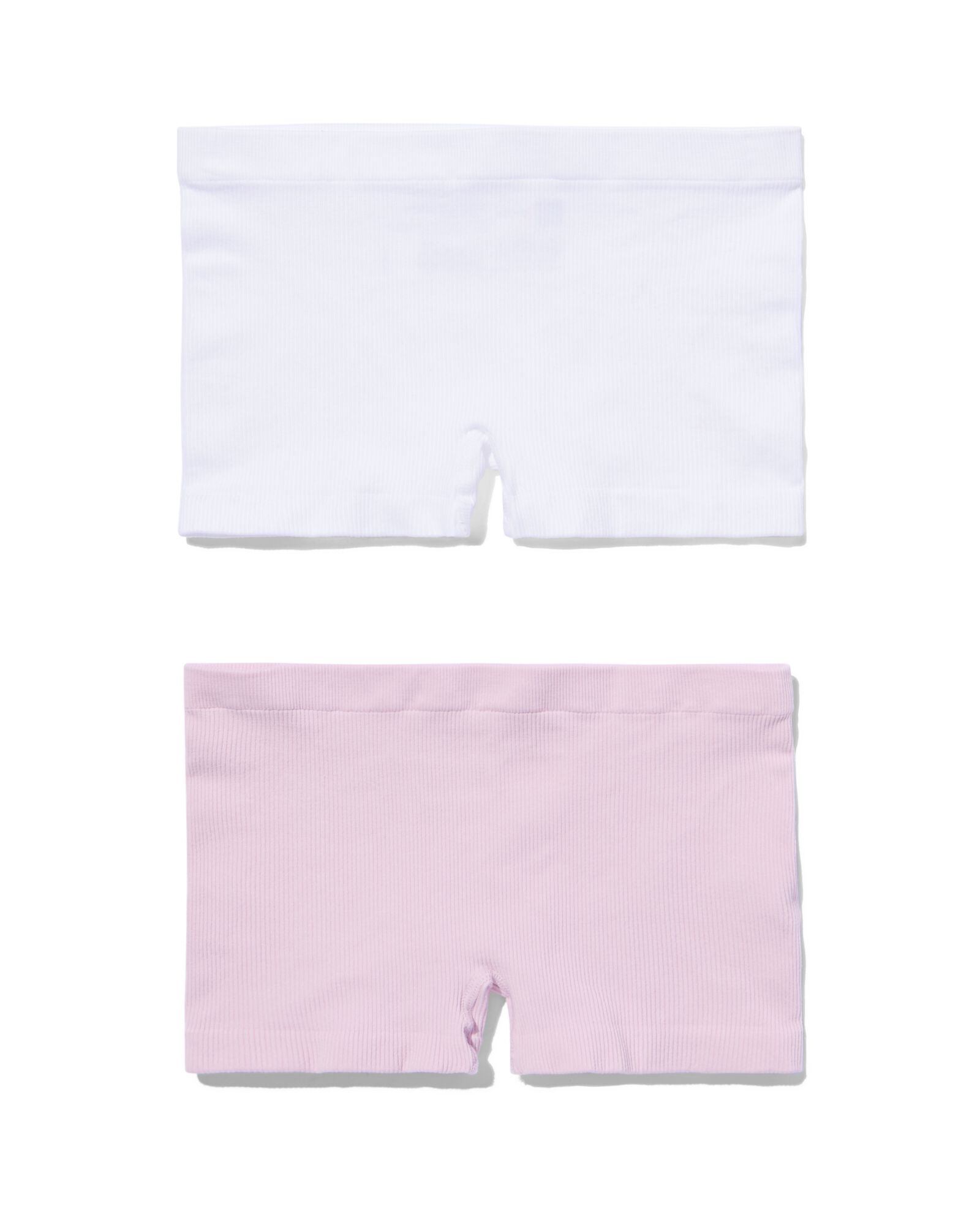 kinderboxers naadloos rib - 2 stuks  lichtpaars lichtpaars - 19381130LIGHTPURPLE - HEMA