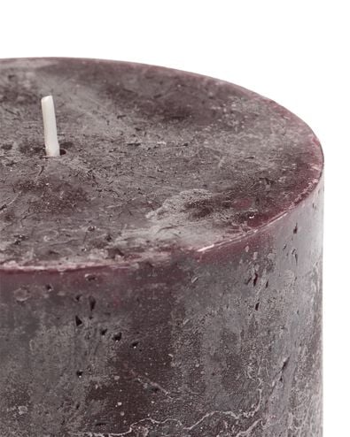 bougie rustique &Oslash;10x10cm brun fonc&eacute; marron fonc&eacute; 10 x 10 - 13504077 - HEMA