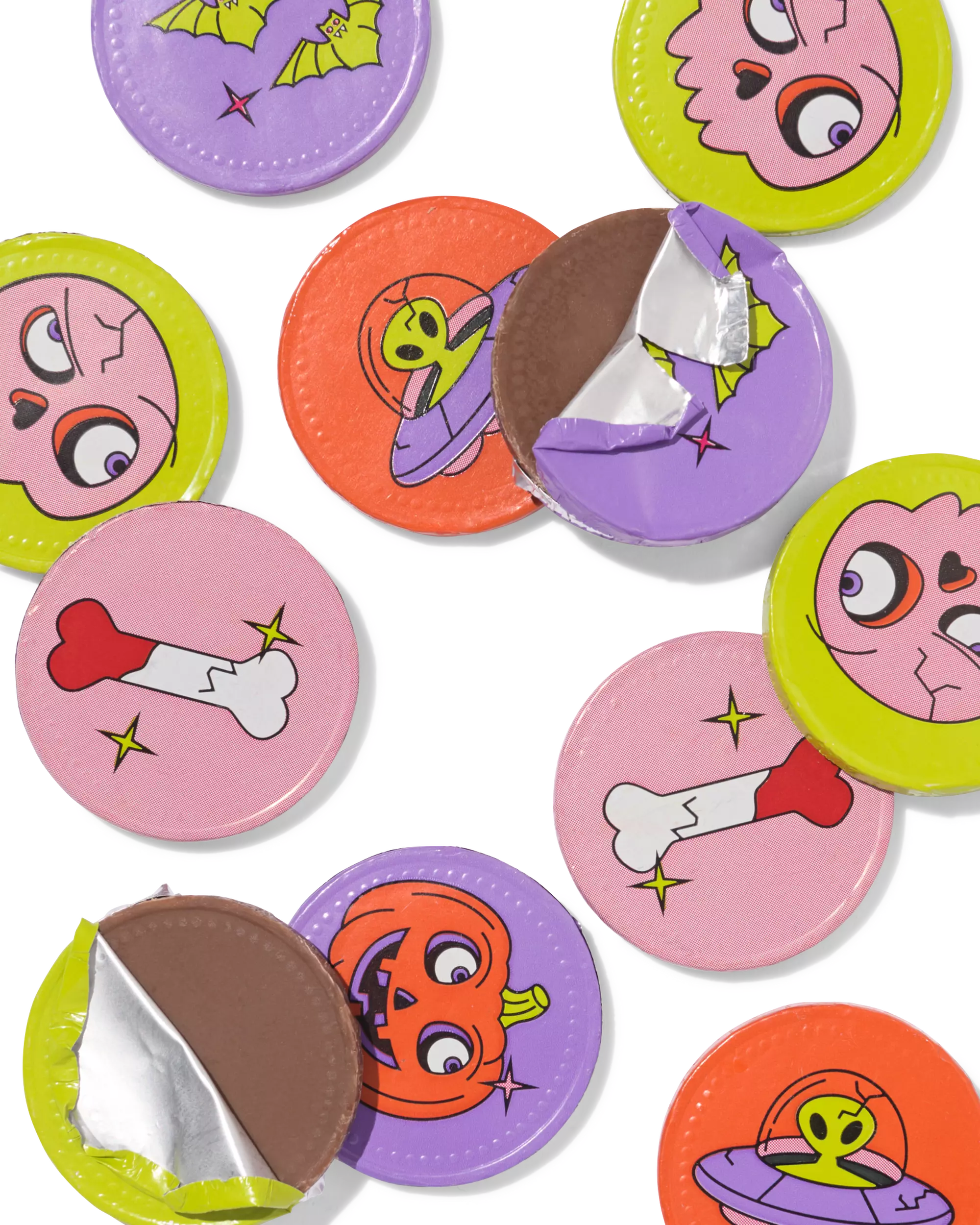 pièces en chocolat au lait halloween 83 g