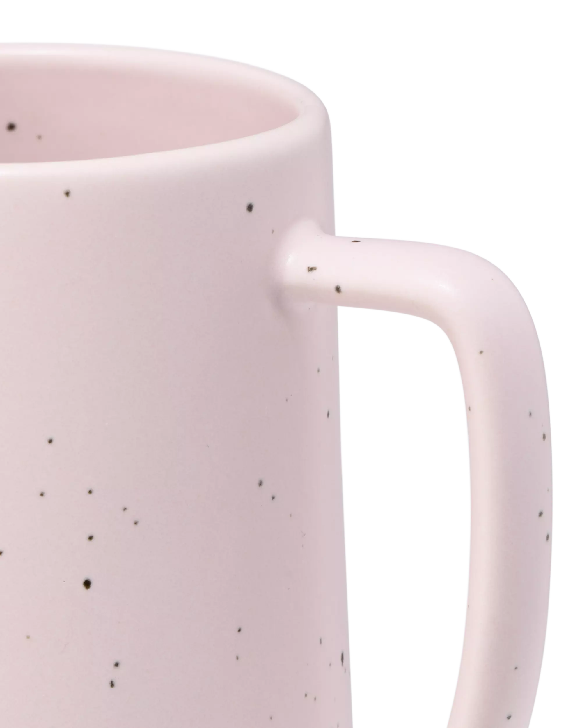 pot à lait 180ml faïence mouchetée rose